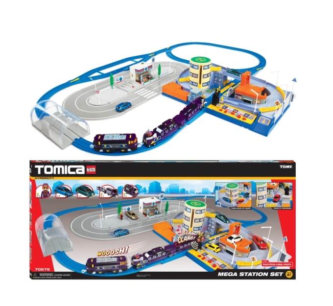 Tomica Mega Station Hypercity Tomy Kids Train Set