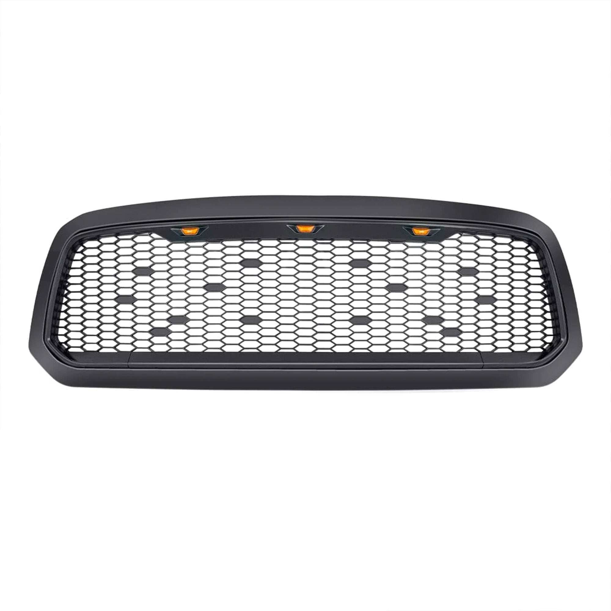 AMERICAN MODIFIED Mesh Grille with Amber Lights for 13-18 Dodge Ram 1500 (Used) - VMInnovations