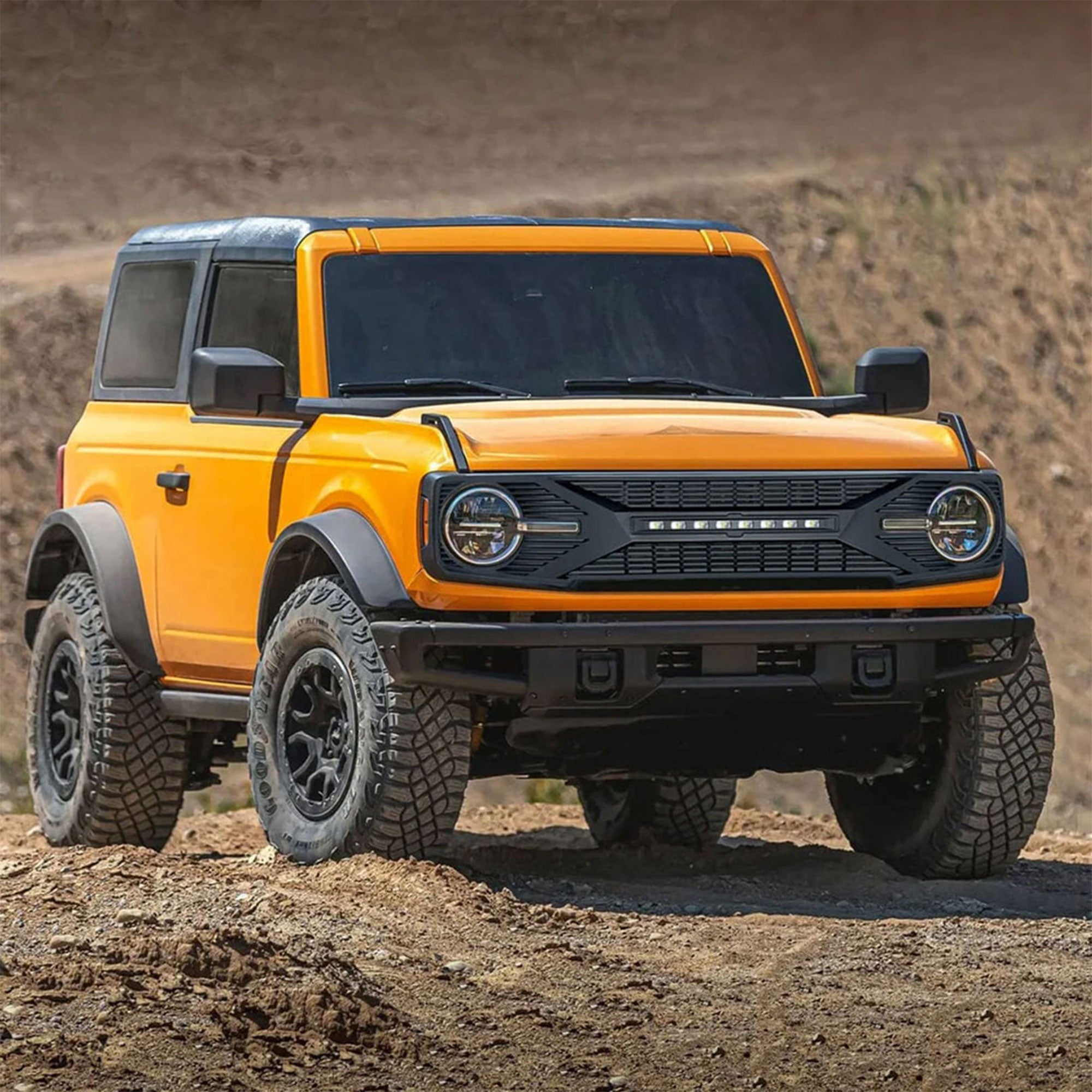 AMERICAN MODIFIED Grille w/Lights 21-24 Ford Bronco w/oFront Camera(Open Box) - VMInnovations