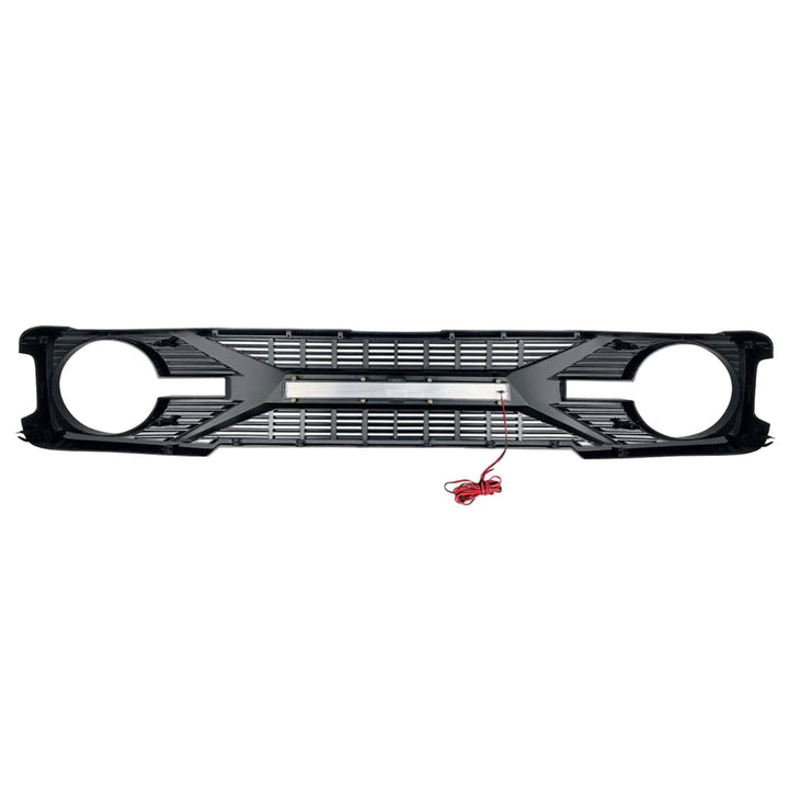 AMERICAN MODIFIED Front Grille w/ Lights for 21-24 Ford Bronco w/o Front Camera - VMInnovations