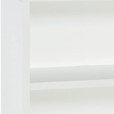 ClosetMaid 6 Tier Bookshelf with Adjustable Shelves and Closed Back Panel, White