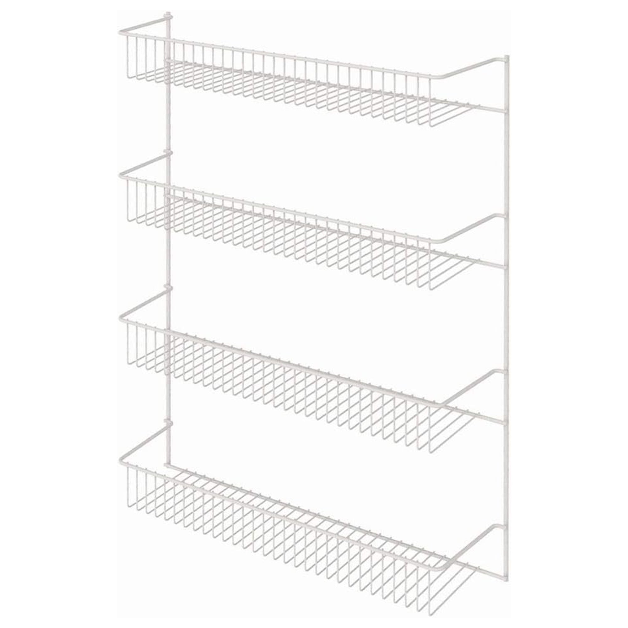 ClosetMaid 4 Tier Door or Wall Mount Organizer for Home & Kitchen,White(Used) - VMInnovations