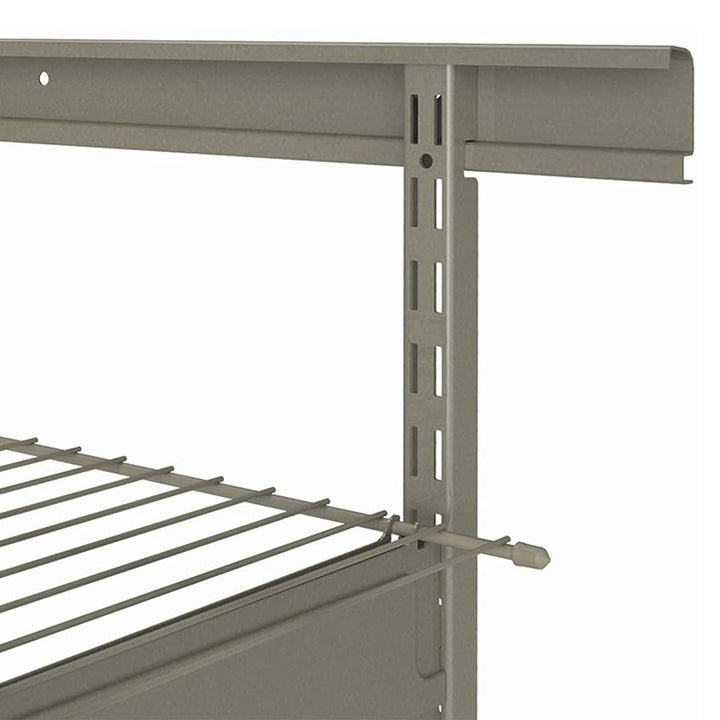 ClosetMaid ShelfTrack 80 Inch Hang Track Rail for Closets and Utility Rooms - VMInnovations