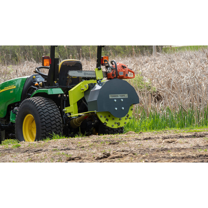 Timber Tuff Heavy Duty 3 Point Stump Remover with 34 Carbide Teeth & Slip Clutch - VMInnovations
