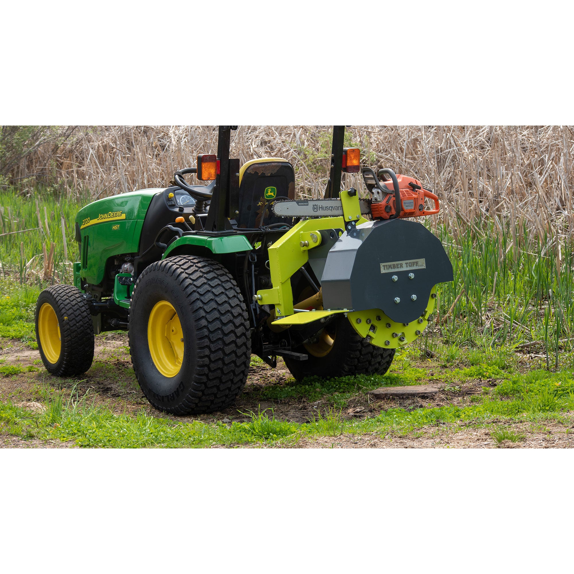 Timber Tuff Heavy Duty 3 Point Stump Remover with 34 Carbide Teeth & Slip Clutch - VMInnovations