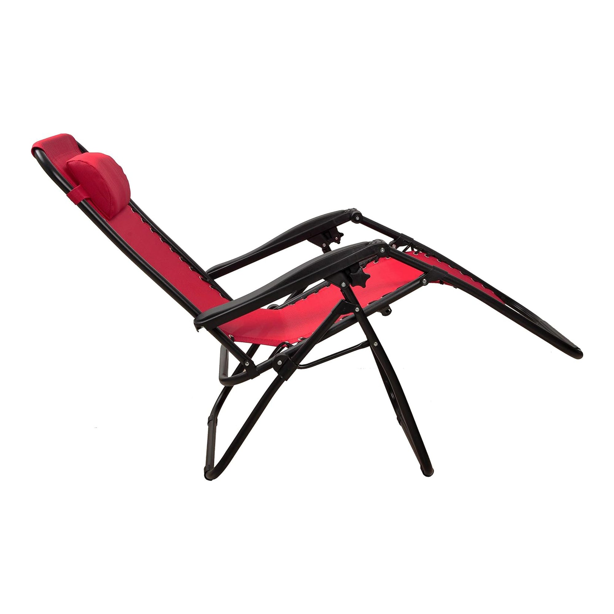Elevon Adjustable Zero Gravity Recliner Lounge Chair, Burgundy (Open Box) - VMInnovations