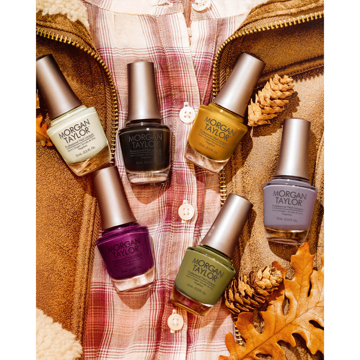 Morgan Taylor Fall 2023 Change of Pace Nail Lacquer Polish Manicure Set 6 Pack