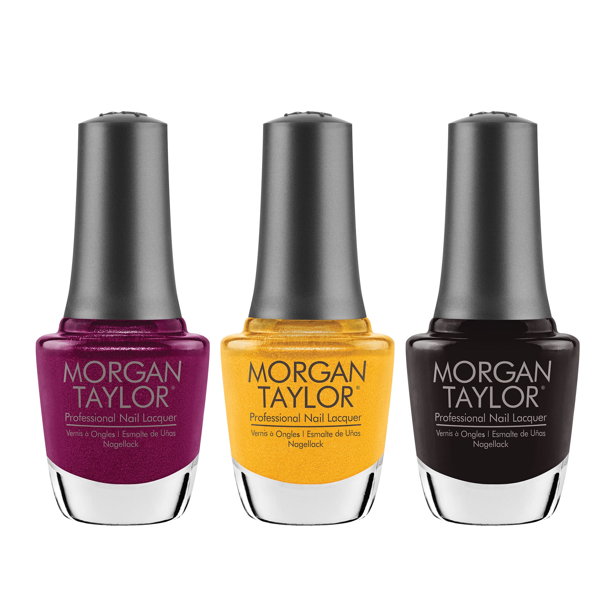 Morgan Taylor Fall 2023 Change of Pace Nail Lacquer Polish Manicure Set 3 Pack - VMInnovations