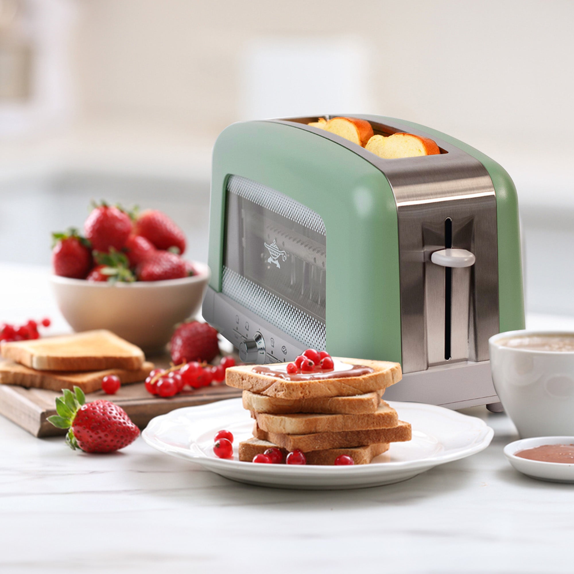 HeatMate Graphite Technology 7 Setting Toaster w/3 Functions(Open Box) - VMInnovations