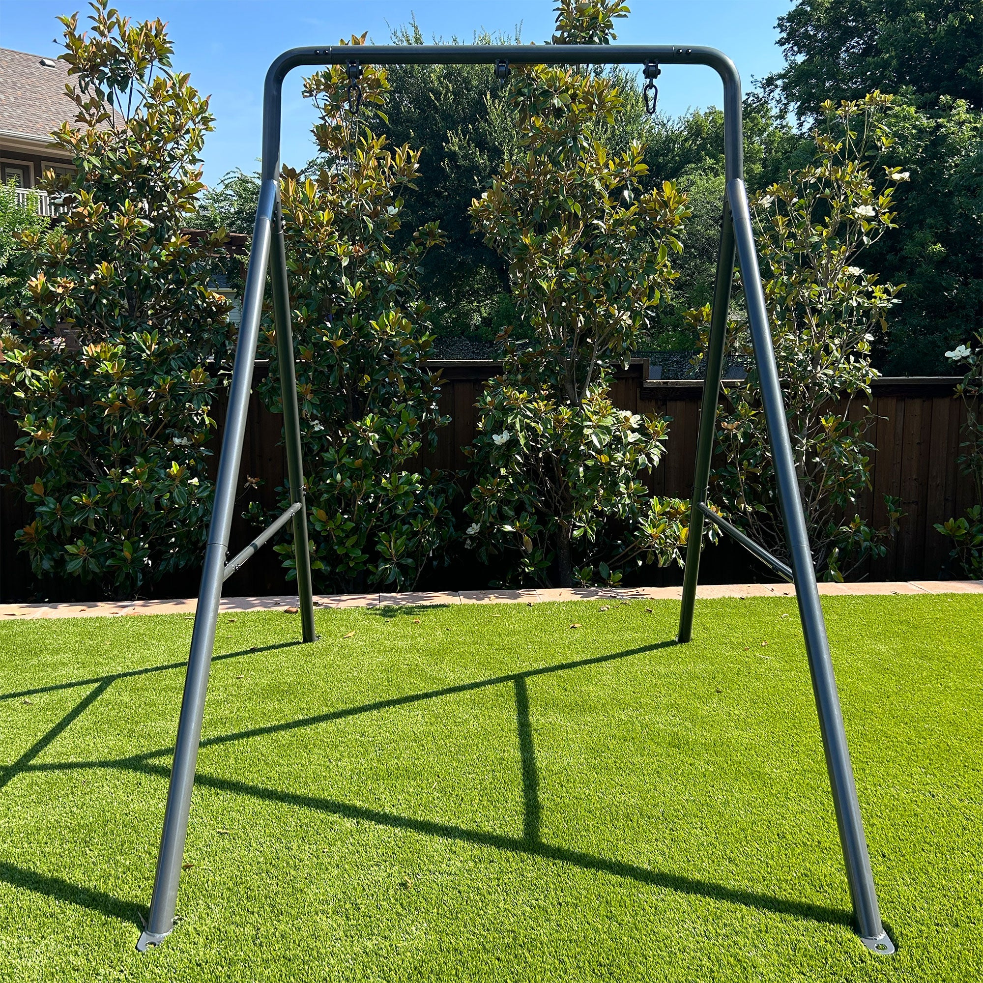 gobaplay Single Swing Set with Support Bars for Tree Swing, Frame Only(Open Box) - VMInnovations