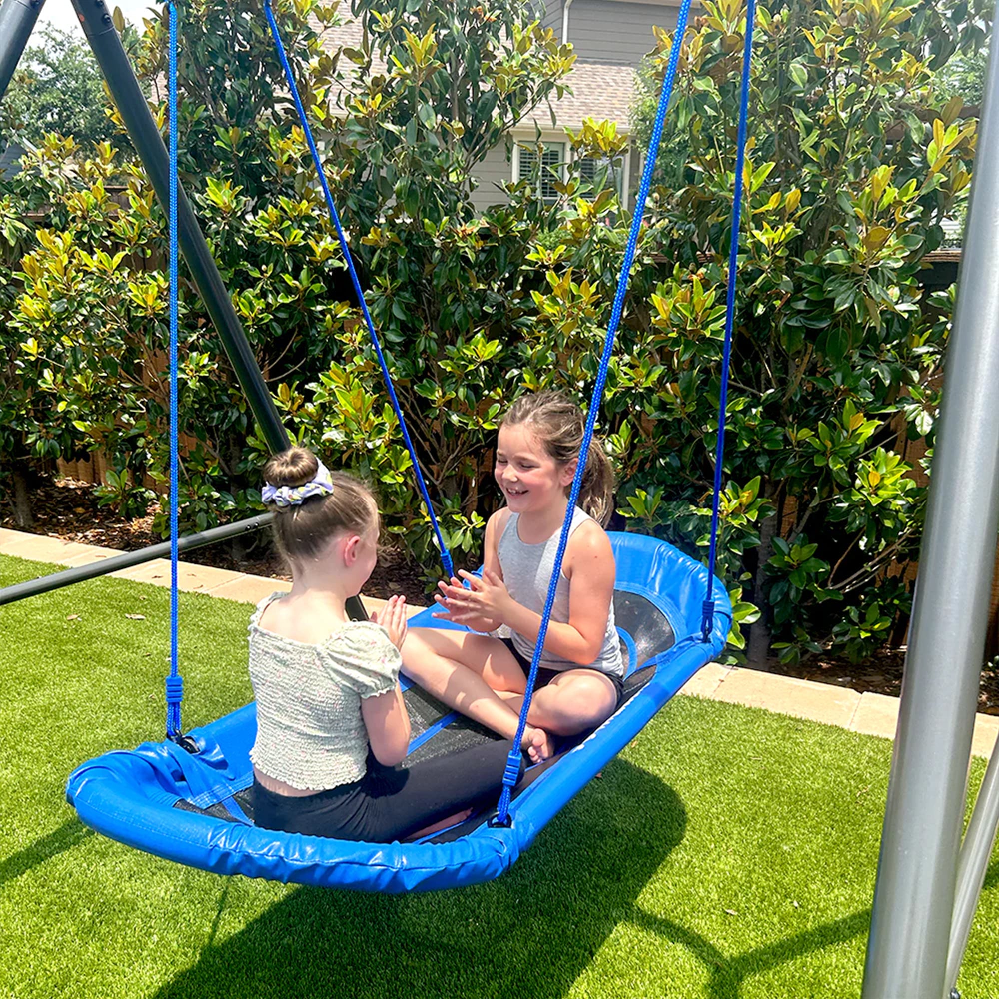 gobaplay Rectangle Swing, 65” x 26” Double Platform, Swingset Frame Not Included - VMInnovations