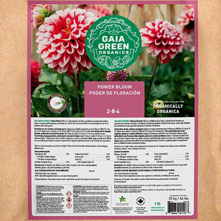 GAIA GREEN 20 kg Power Bloom for Root Development, Flowering & Fruiting Plants - VMInnovations