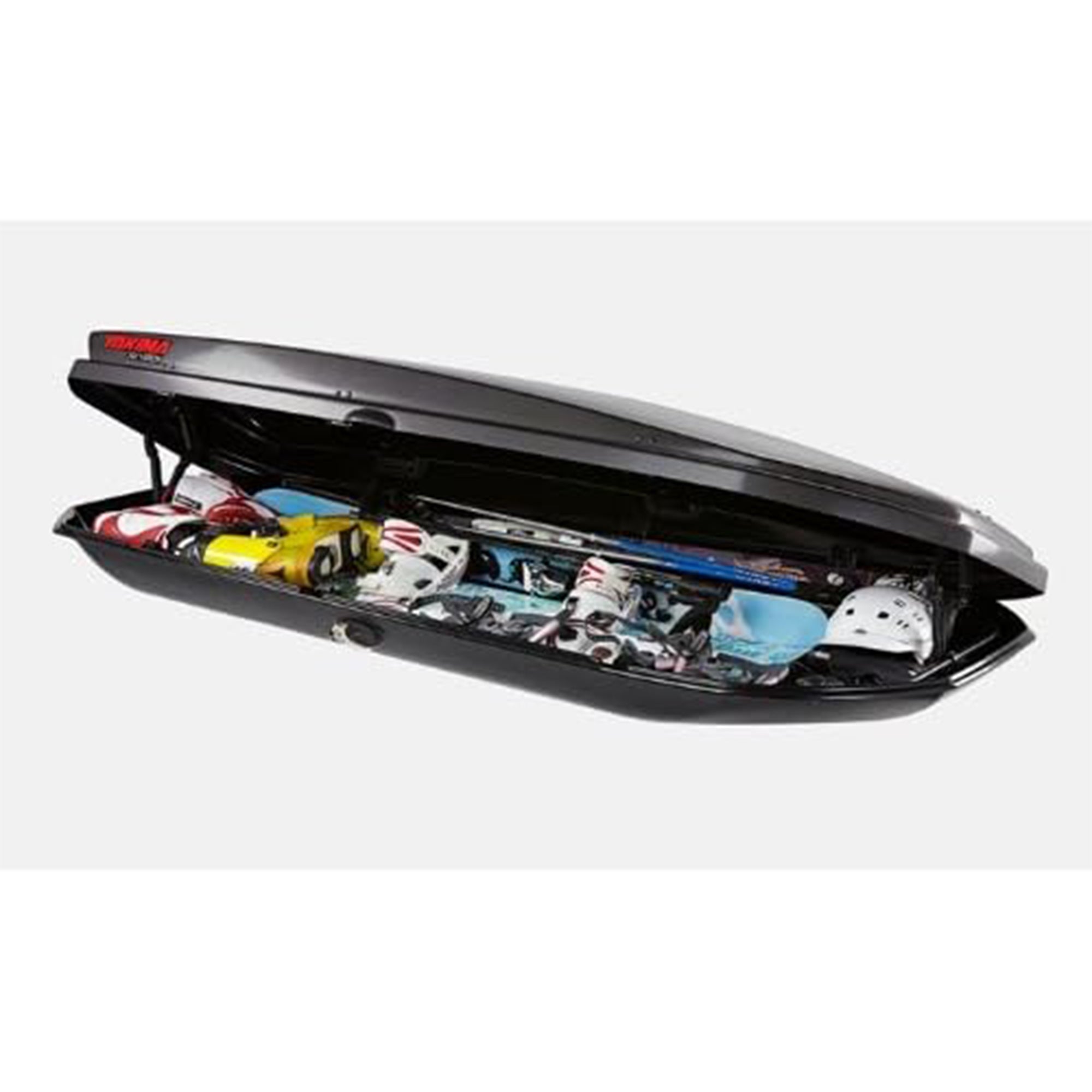 Yakima Carbonite 12 Cubic Ft Vehicle Rooftop Cargo Carrier Box, Black (Open Box)