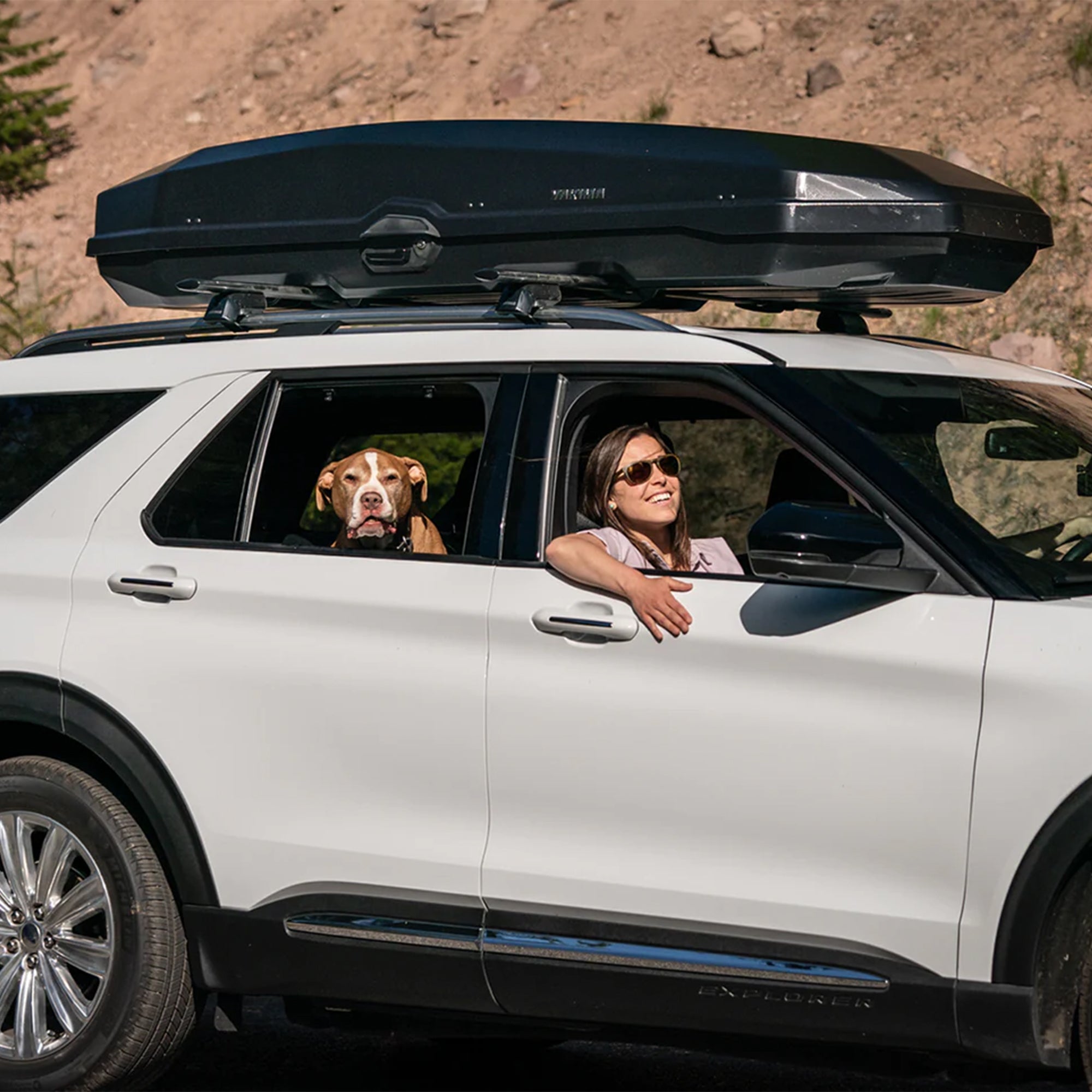 Yakima CBX 16 Roof Top Cargo Rugged Carrier Box, Fits StreamLine Crossbar, Black - VMInnovations