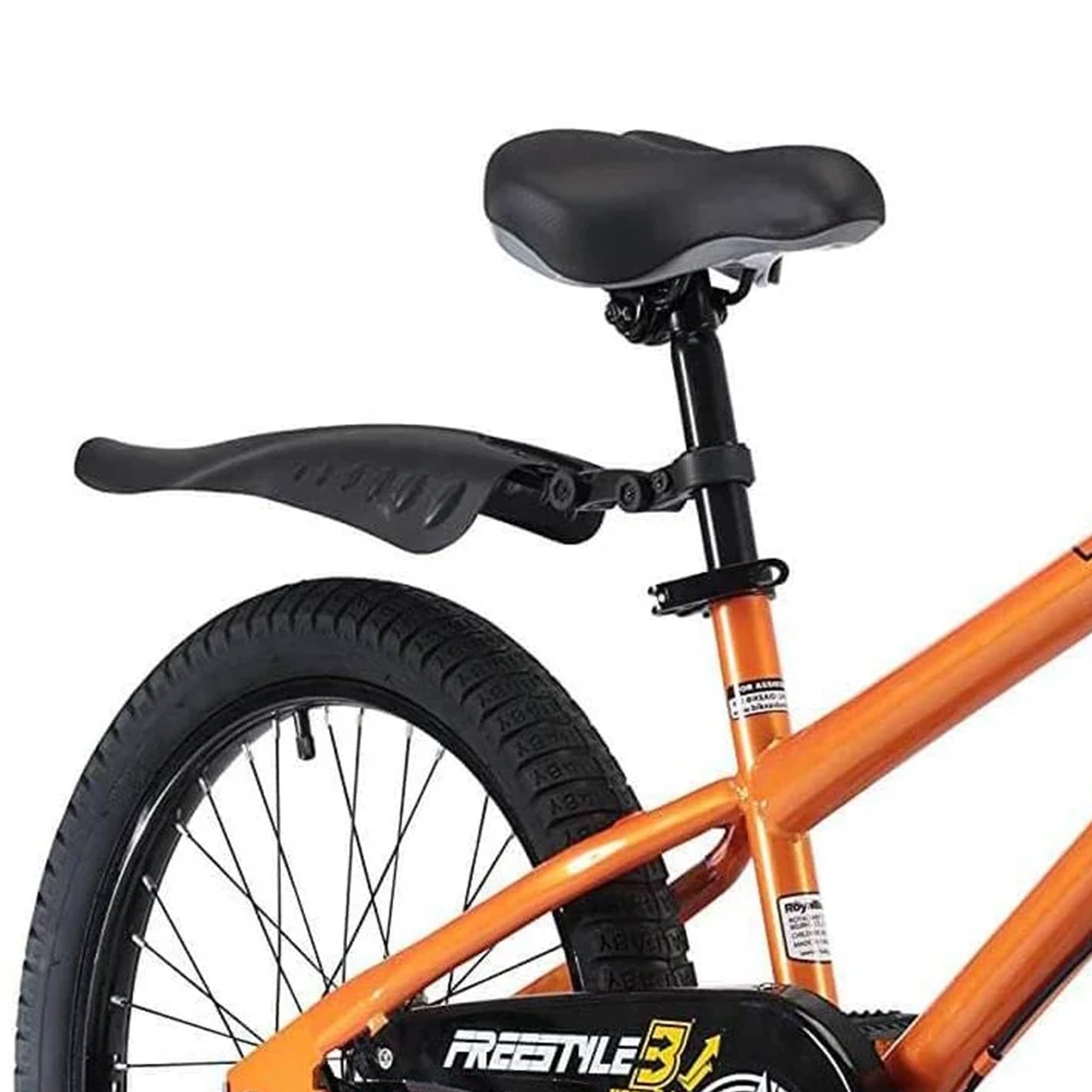 RoyalBaby Freestyle 20 Inch Kids Bicycle with Kickstand and Water Bottle, Orange - VMInnovations