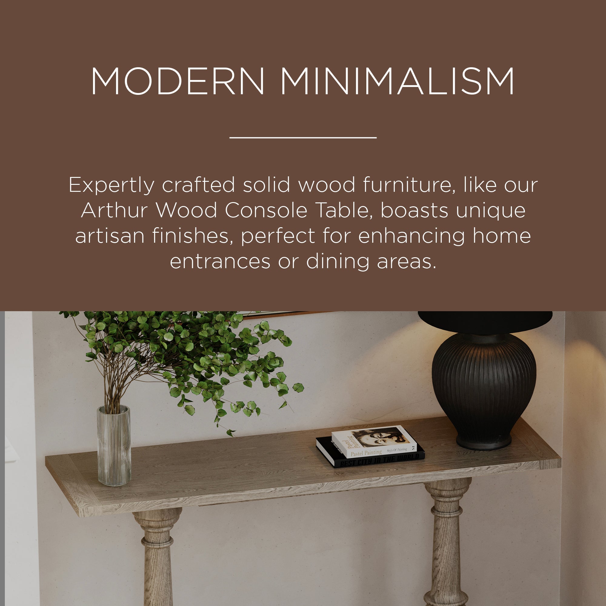 Maven Lane Arthur Traditional Wooden Console Table in Antiqued Grey Finish(Used) - VMInnovations