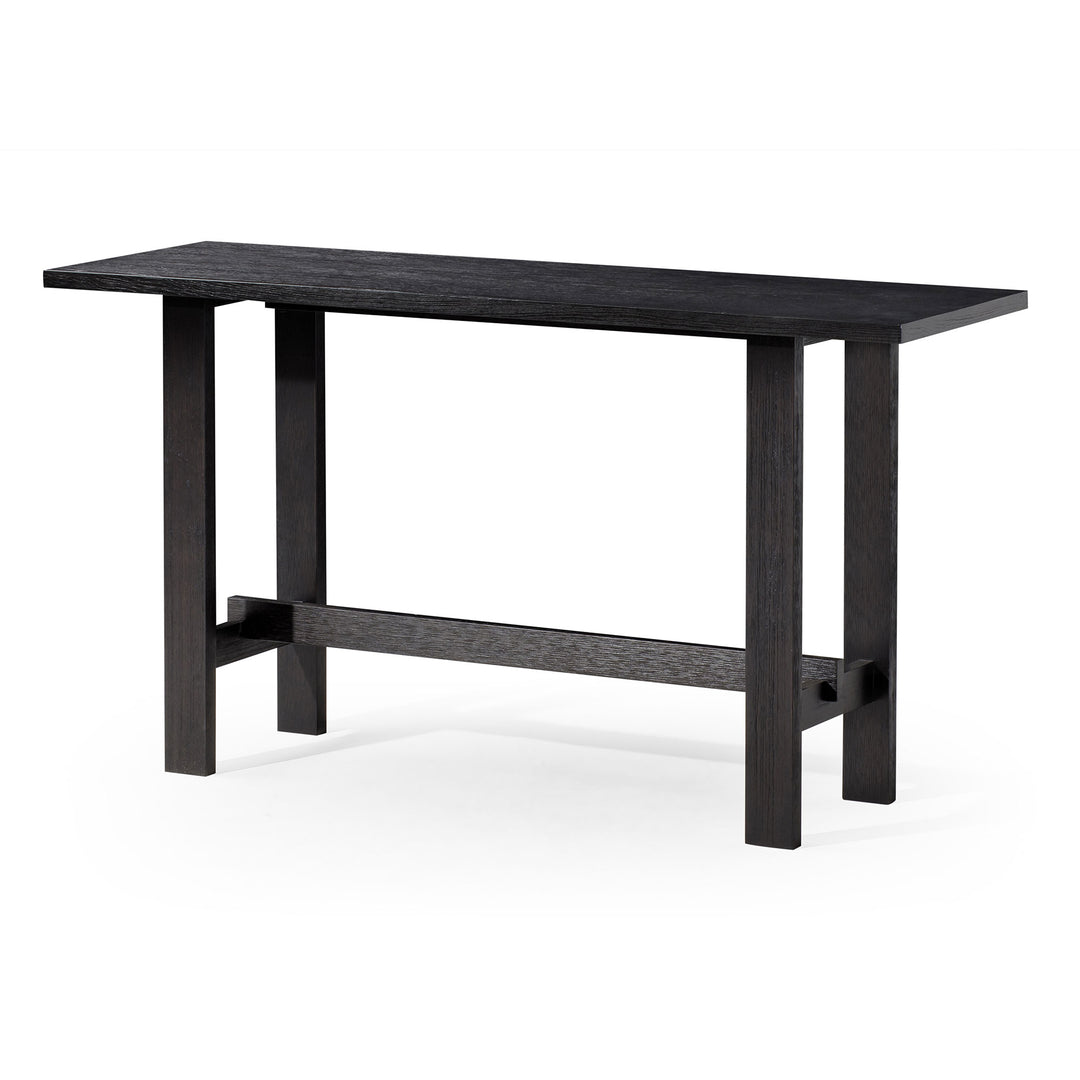 Maven Lane Hera Modern Wooden Console Table in Weathered Black Finish - VMInnovations