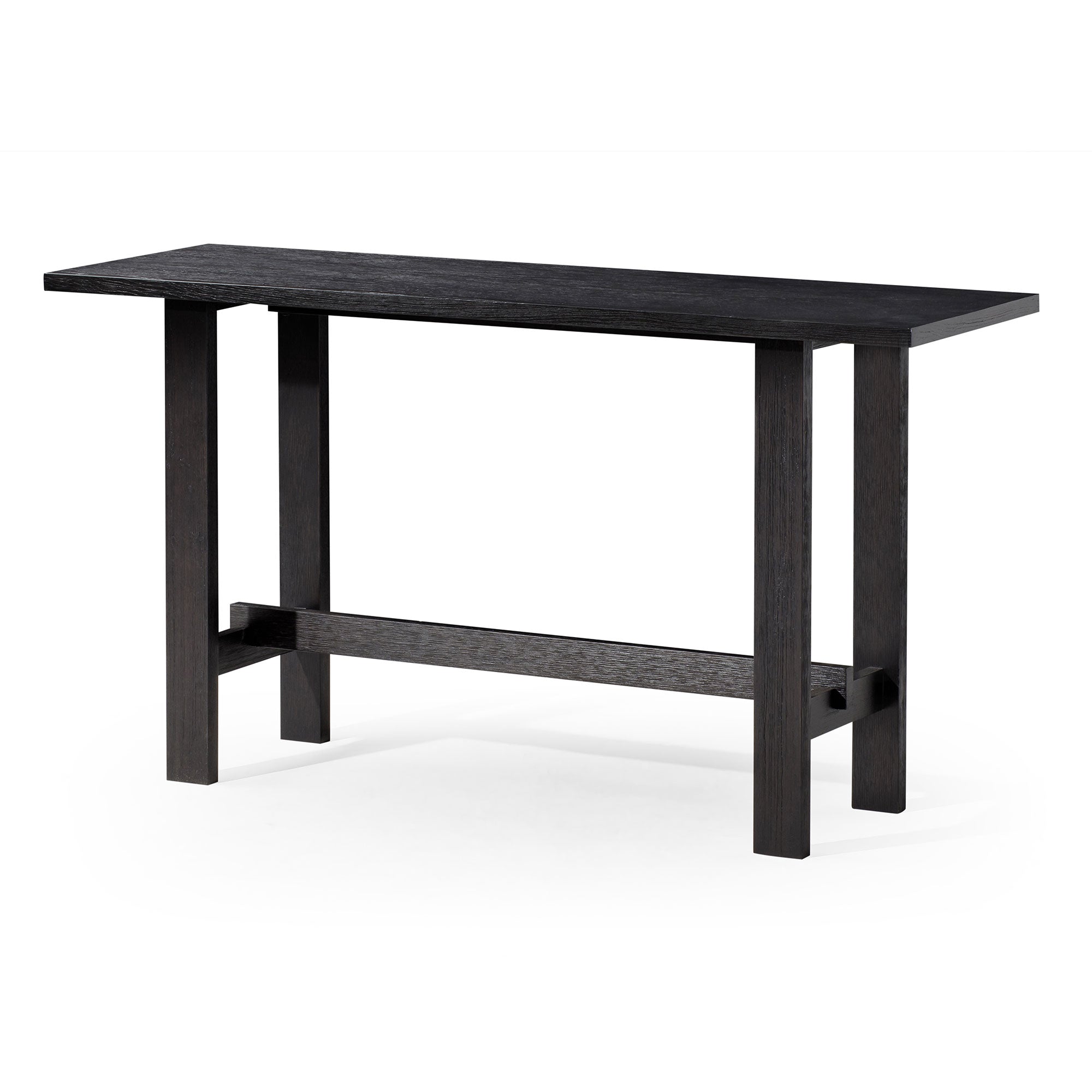Maven Lane Hera Modern Wooden Console Table in Weathered Black Finish (Open Box) - VMInnovations