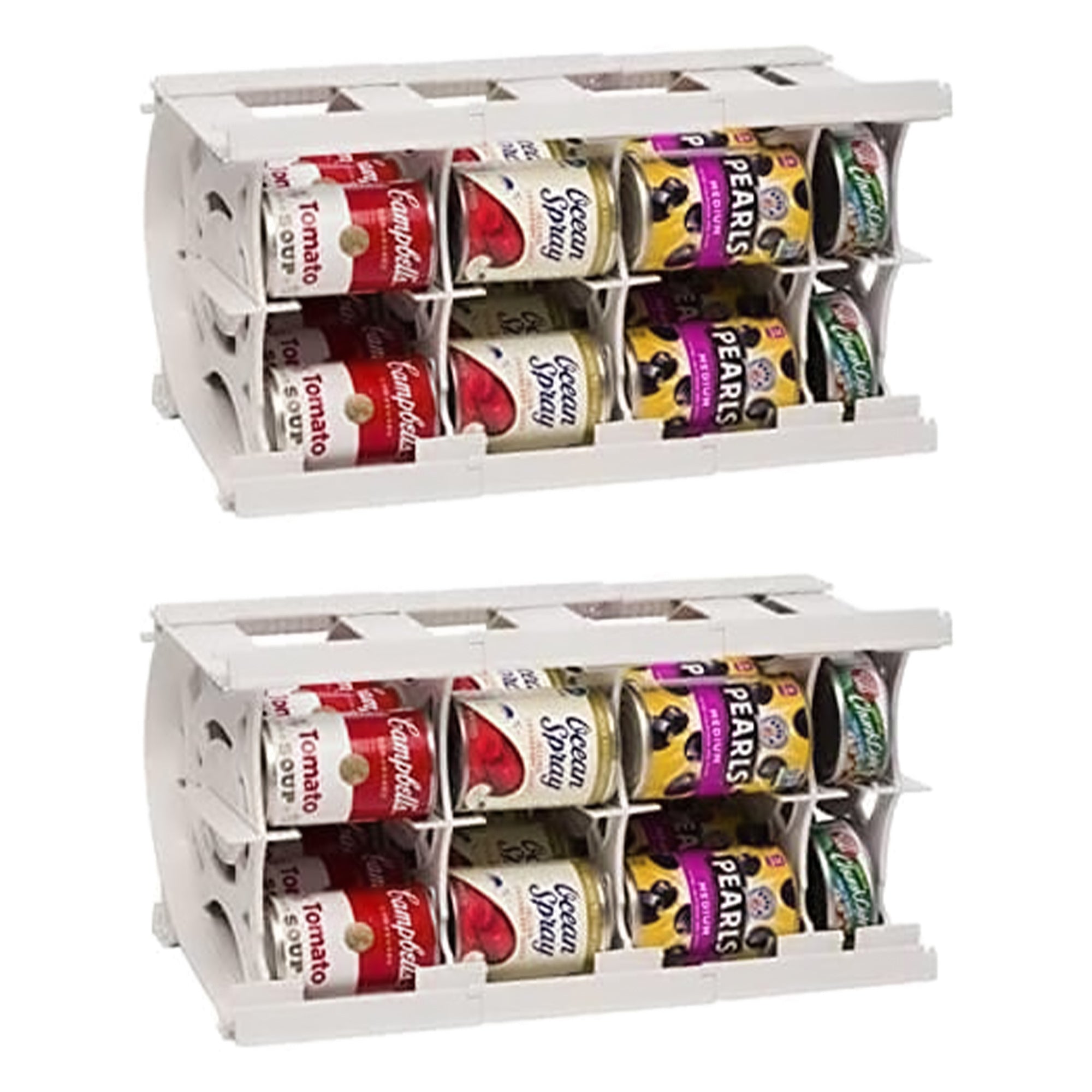 Shelf Reliance Cansolidator 20 Can Canned Food & Soda Storage, USA Made (2 Pack) - VMInnovations