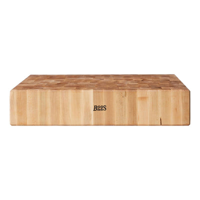 John Boos Large Maple Wood End Grain Cutting Board for Kitchen, 30" x 24" x 6"