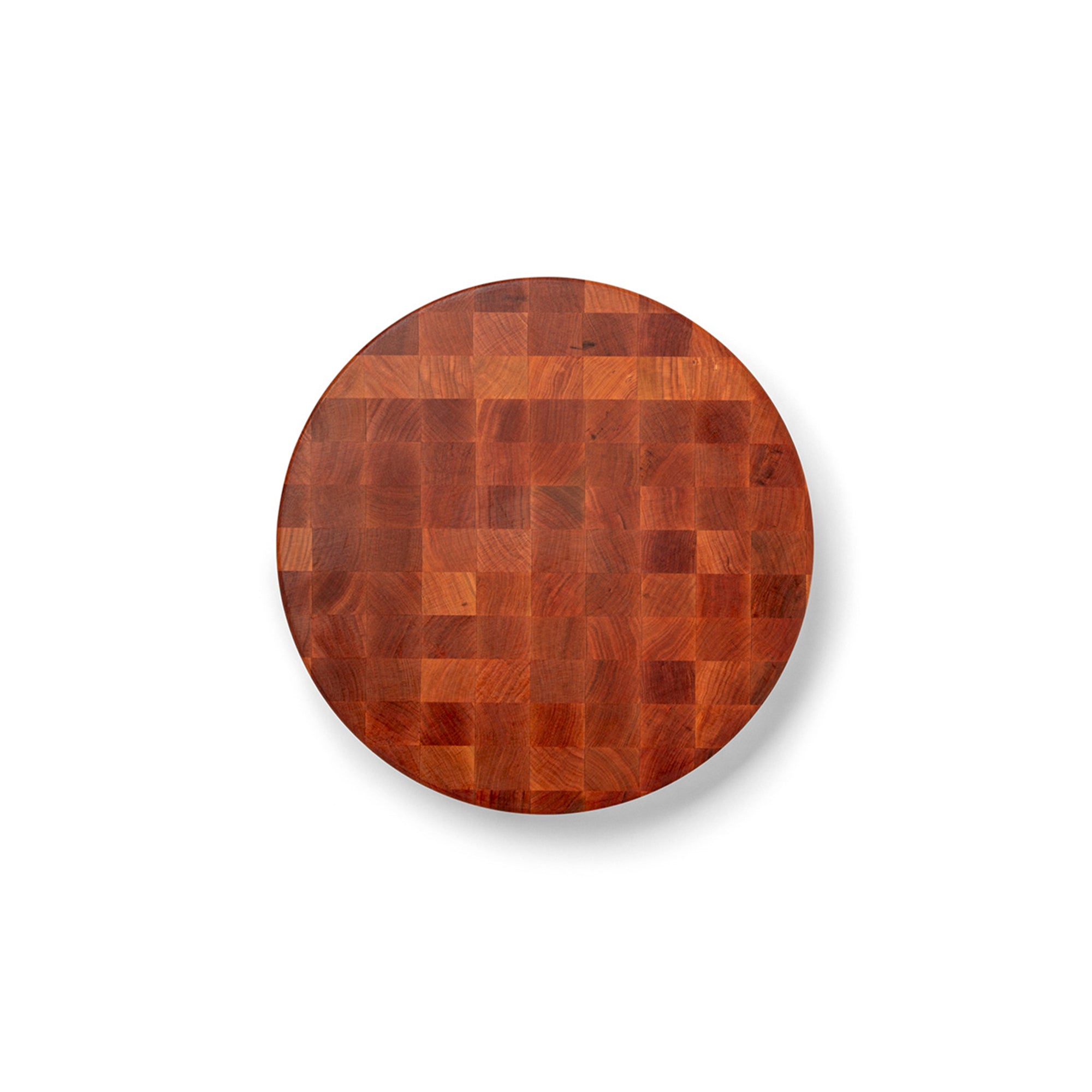 John Boos Cherry Wood End Grain Round Cutting Board, 18" x 18" x 3" (Open Box) - VMInnovations