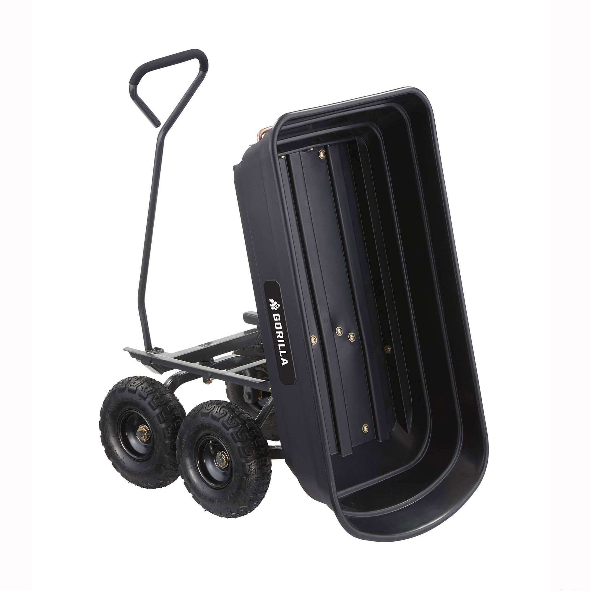 Gorilla Carts Poly Dump Cart Camping Beach Wagon, 600 Pound Capacity (Used) - VMInnovations