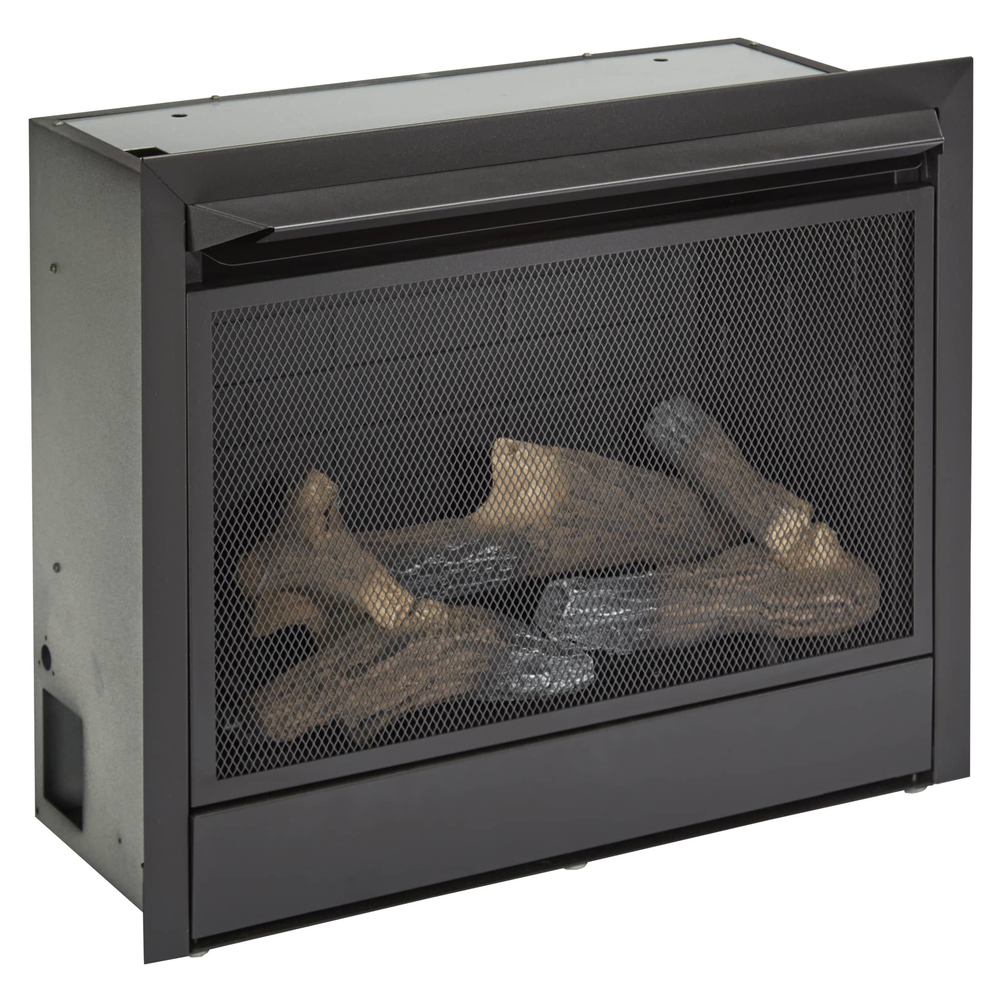Duluth Forge 26,000 BTU Dual Fuel Ventless Gas Fireplace Insert w/Remote Control - VMInnovations