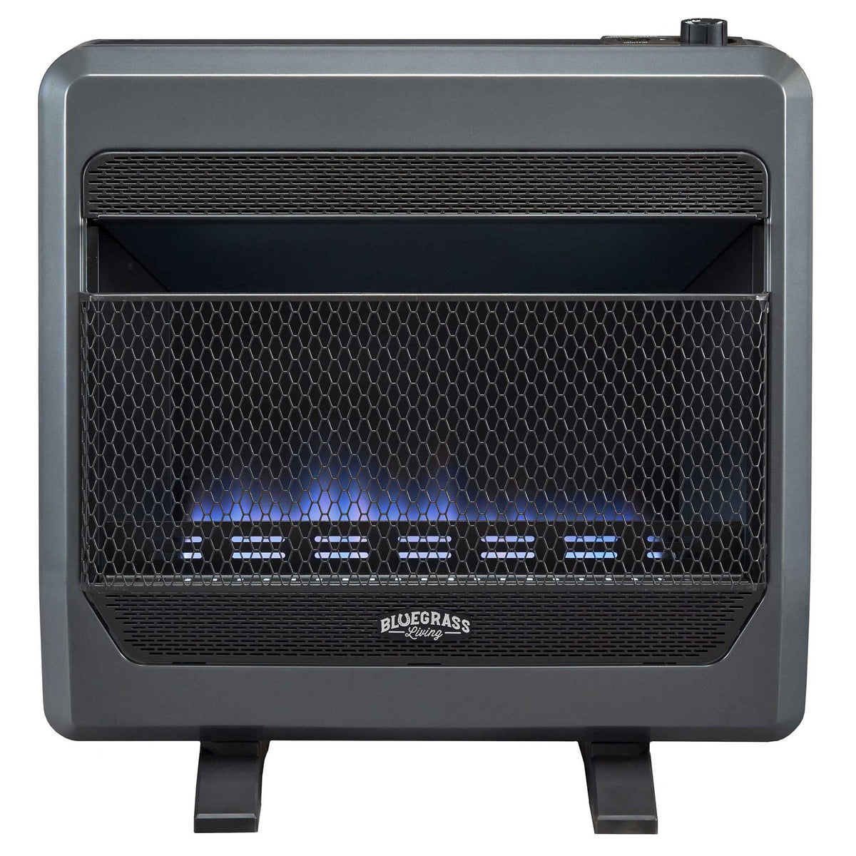 Bluegrass Living 30000BTU Natural Gas Ventless Space Heater with Blower and Feet