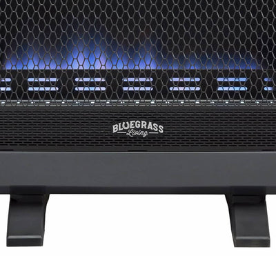 Bluegrass Living 30000BTU Propane Gas Ventless Space Heater with Blower and Feet