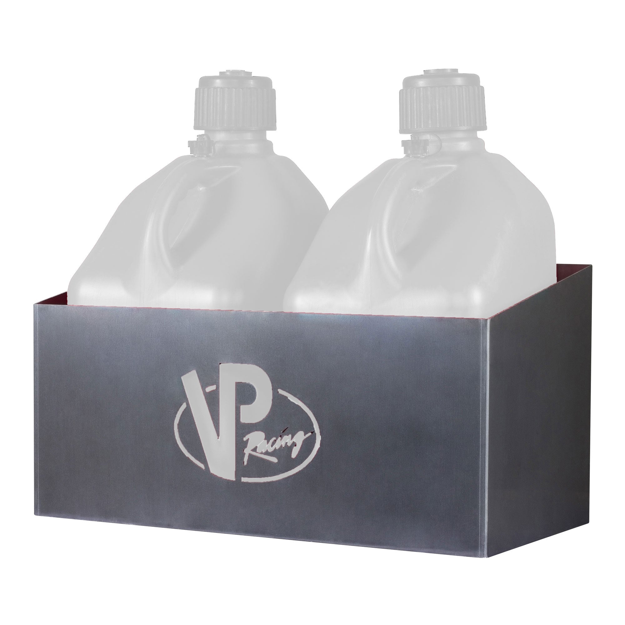 VP Racing Jug Storage Rack with 2 14'' Hose Kit and 2 5.5 Gallon Utility Jug - VMInnovations