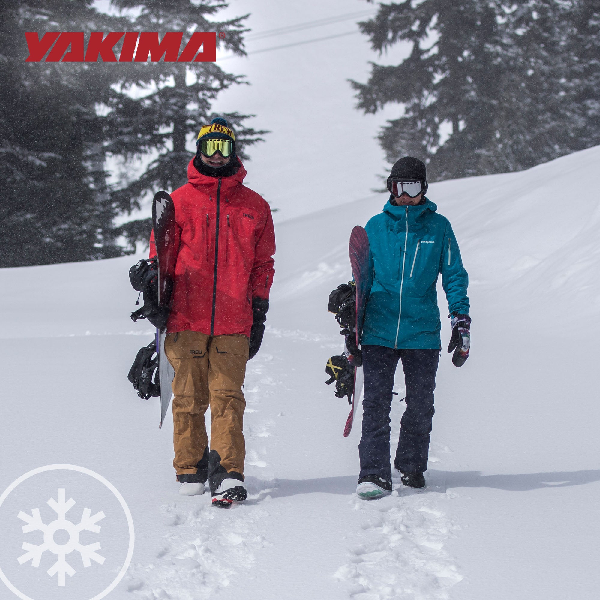 Yakima 6 Ski or 4 Snowboard Universal Mount Travel Roof Rack, Black (Used) - VMInnovations