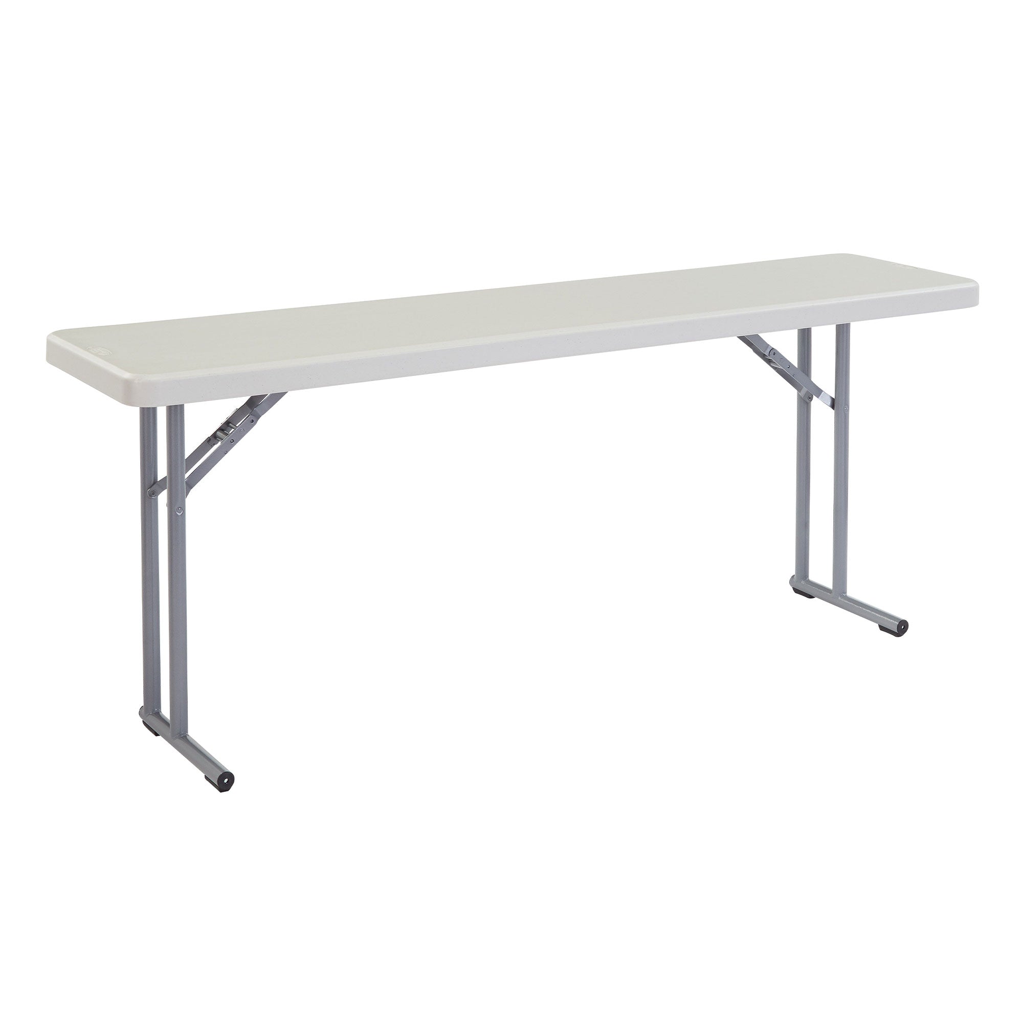 National Public Seating 18 x 72 Inch Seminar Folding Table, Speckled Grey (Used) - VMInnovations