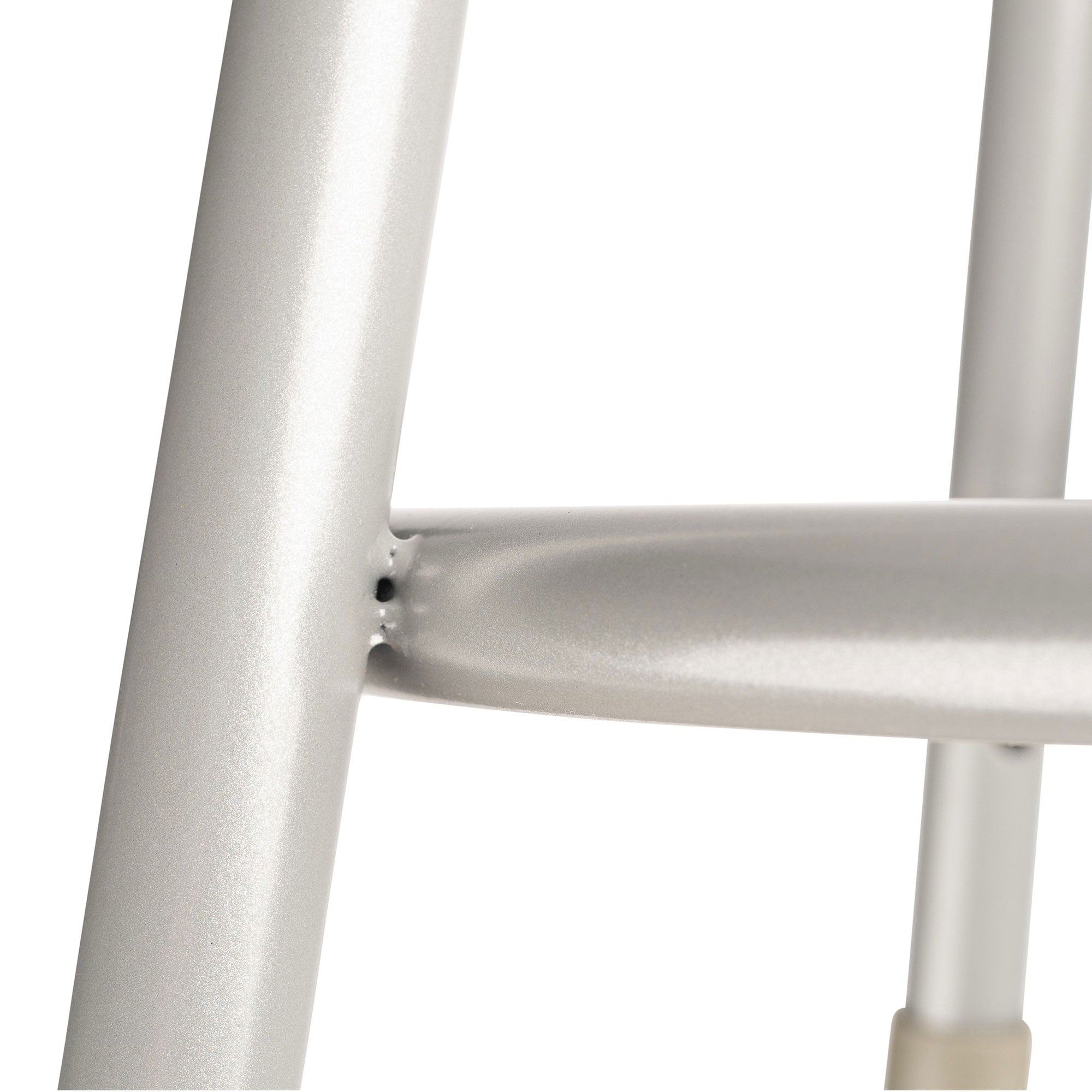 National Public Seating 6400 Series 18" Steel Stool Supports 300lb, Grey (Used) - VMInnovations