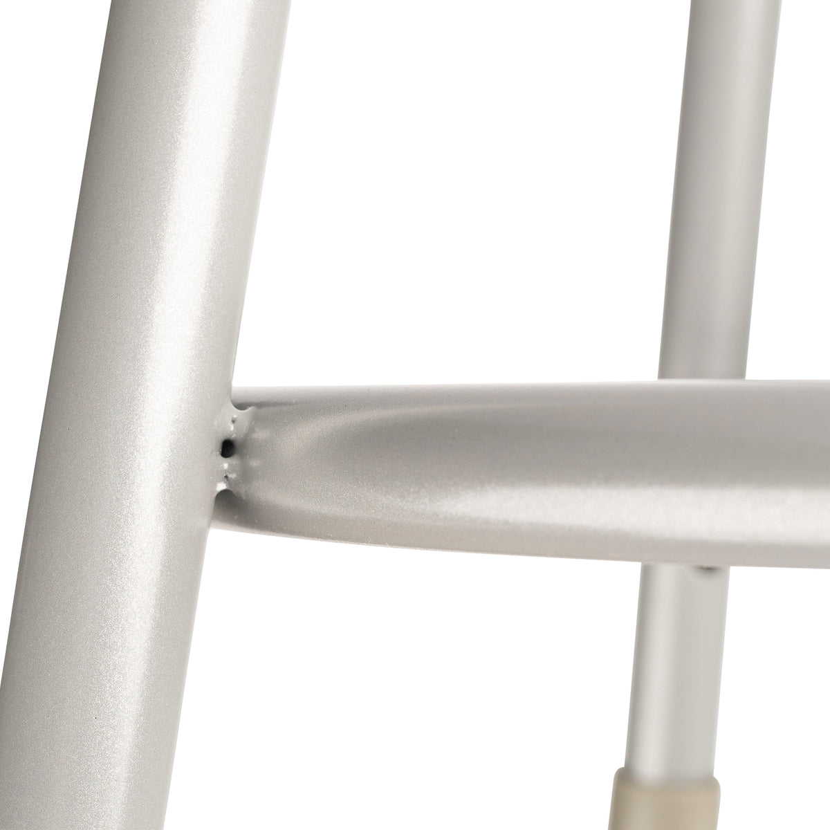 National Public Seating 6200 Series Height Adjustable Steel Frame Stool, Gray