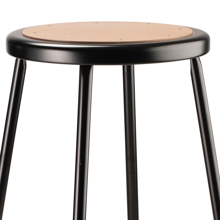 National Public Seating 6200 Series Heavy Duty 32.5" Adjustable Stool, Black - VMInnovations