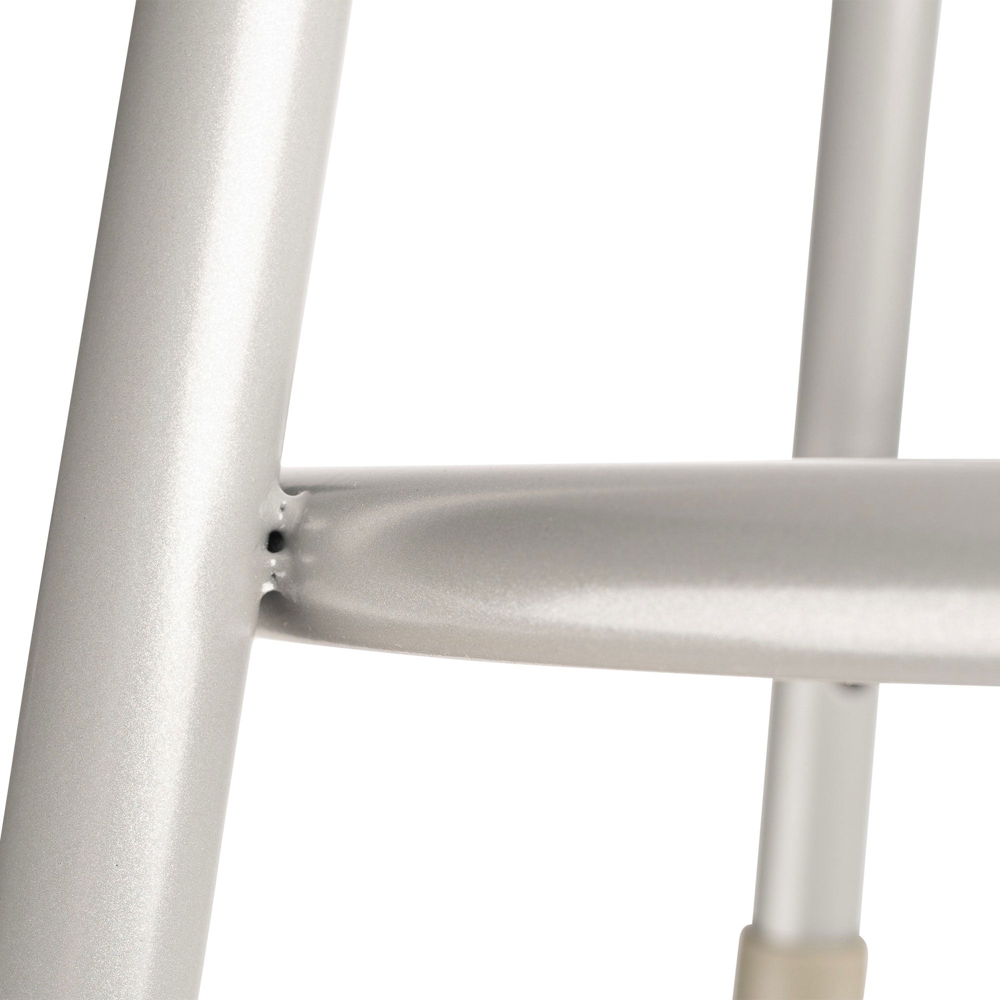 National Public Seating 6200 Series 24" Steel Stool Supports 500 Lbs, Gray - VMInnovations
