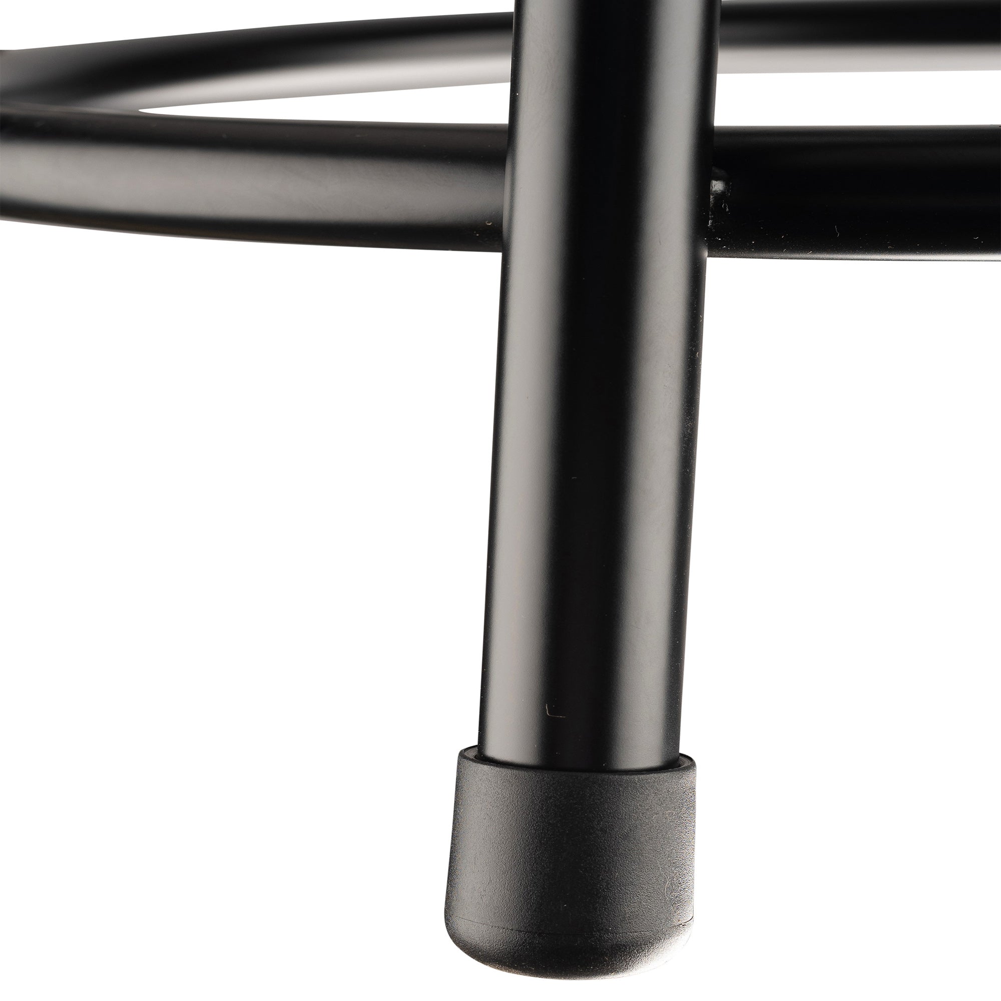 National Public Seating 6400 Series 18" Steel Stool Supports 300lb, Black (Used) - VMInnovations