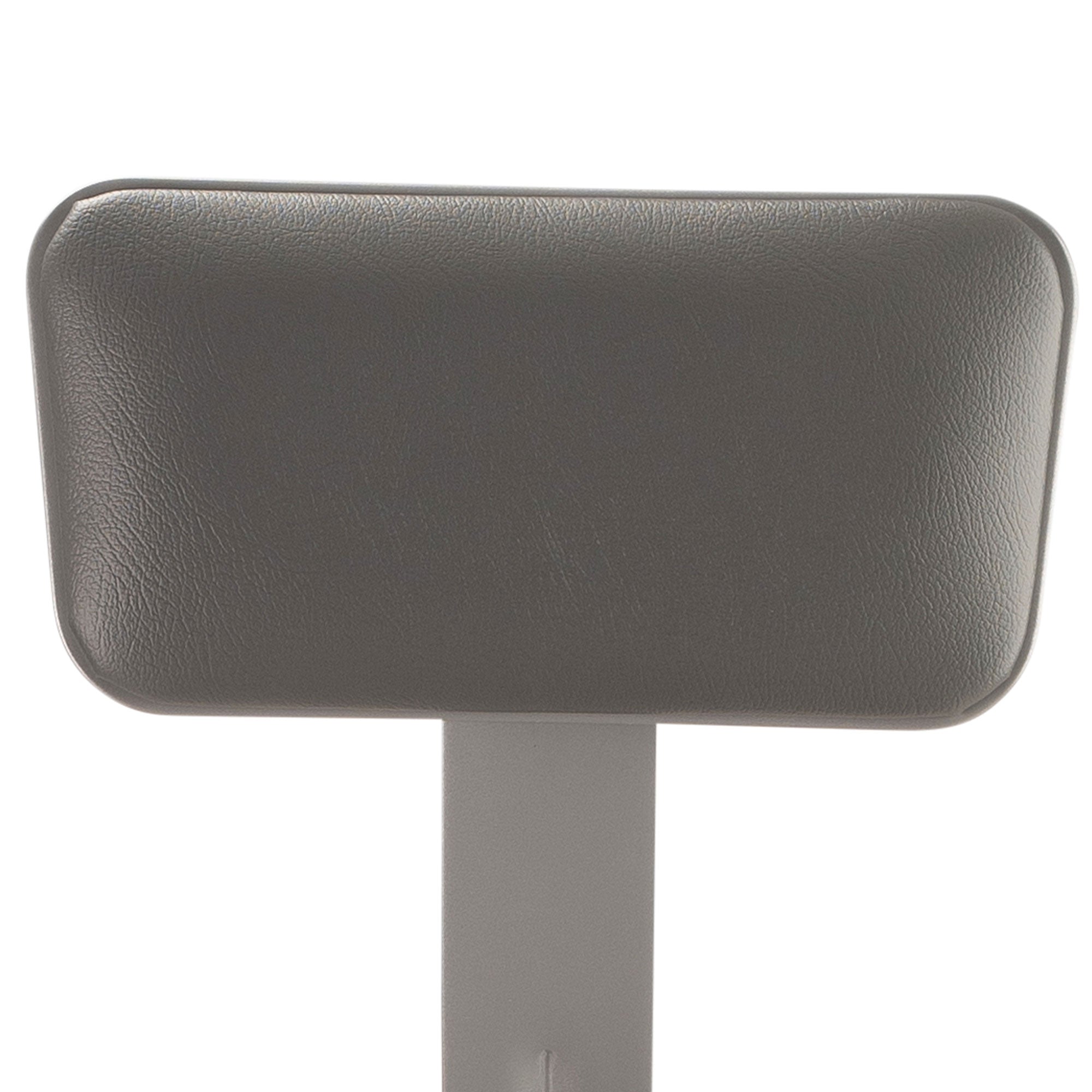 National Public Seating 18 Inch Adjustable Stool with Backrest, Grey (Used) - VMInnovations