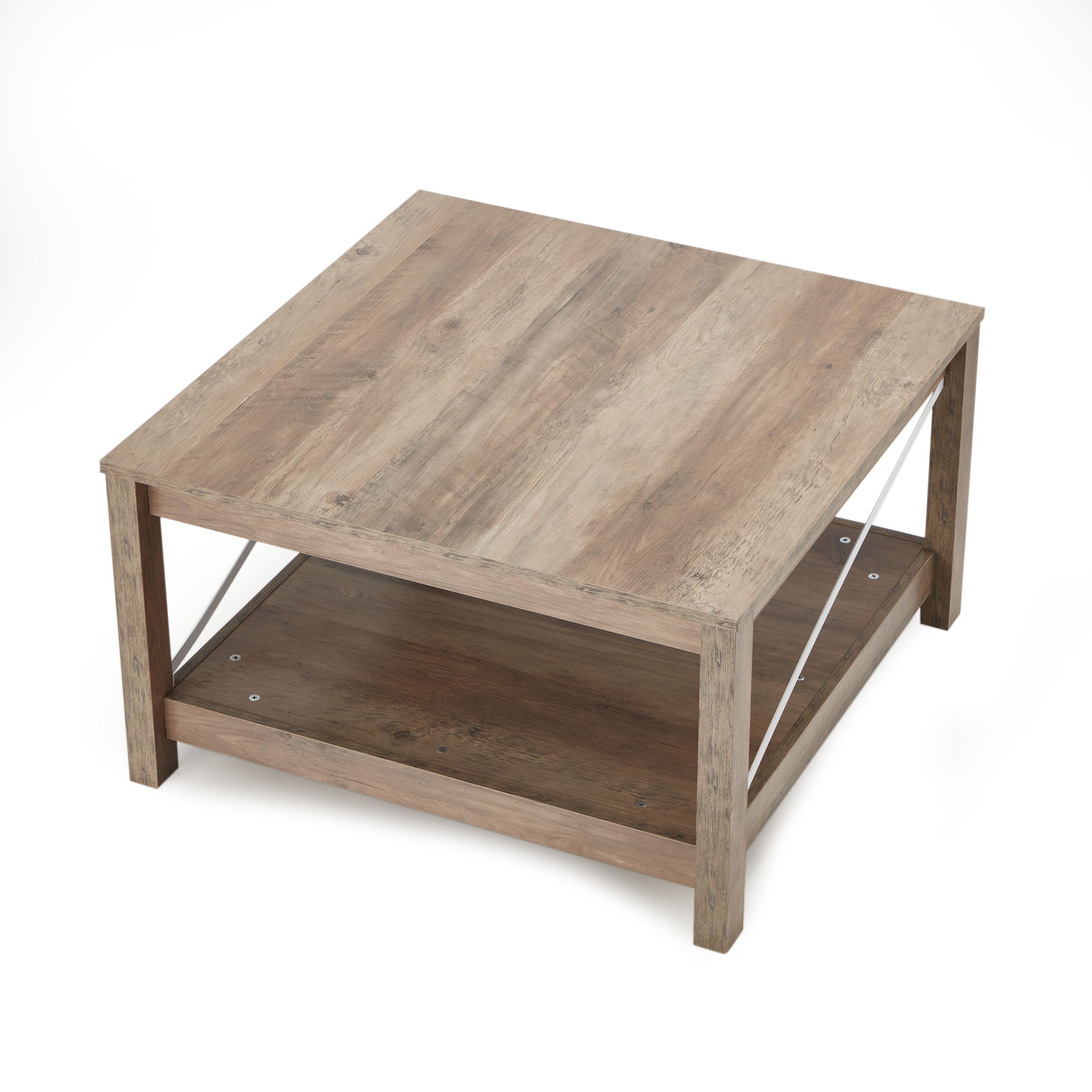 JOMEED 31.5" Square Coffee Table Modern Living Room Furniture, Beige (For Parts) - VMInnovations