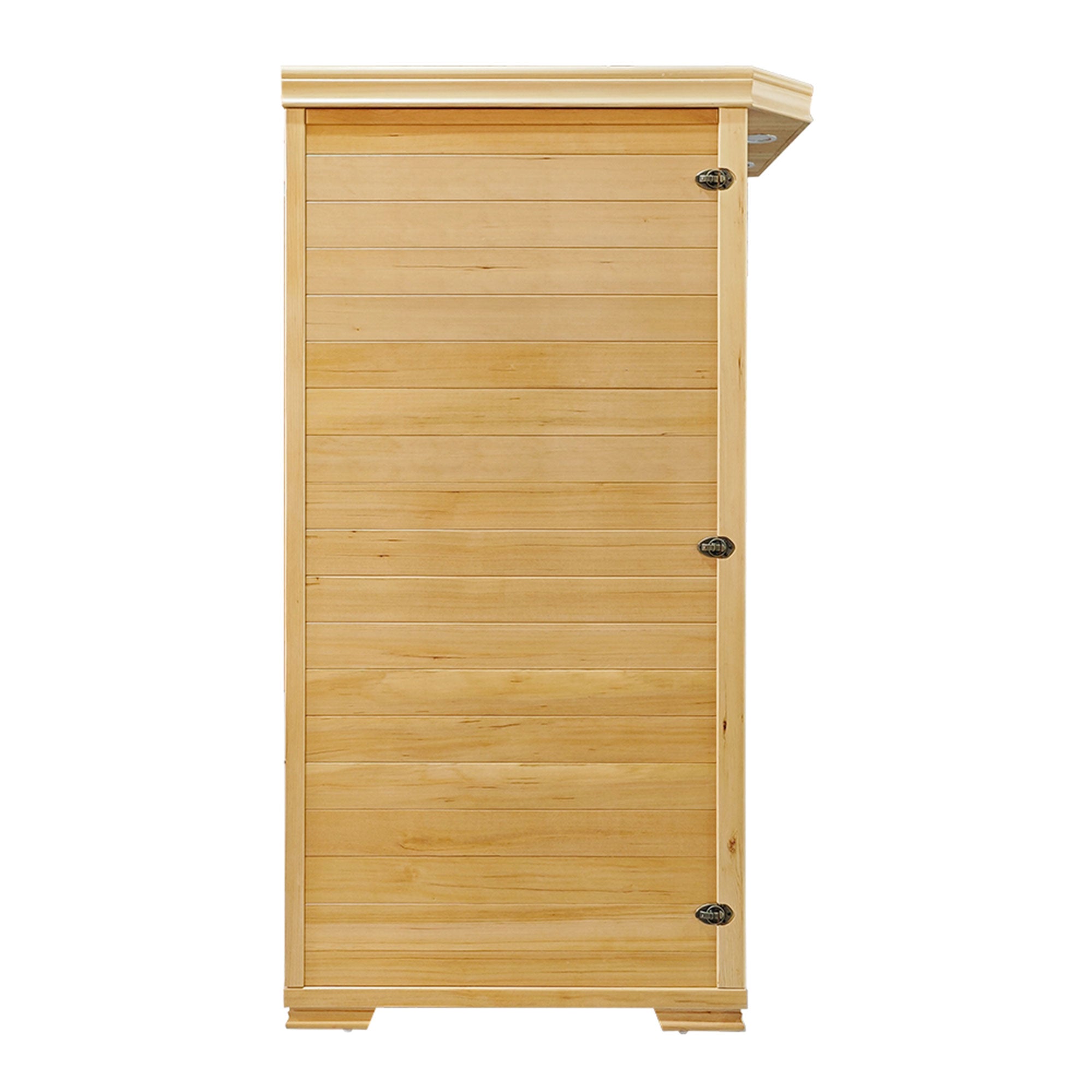 JOMEED's 6.2 Foot 2 Person Compact Home Wooden Sauna with Digital Control System - VMInnovations