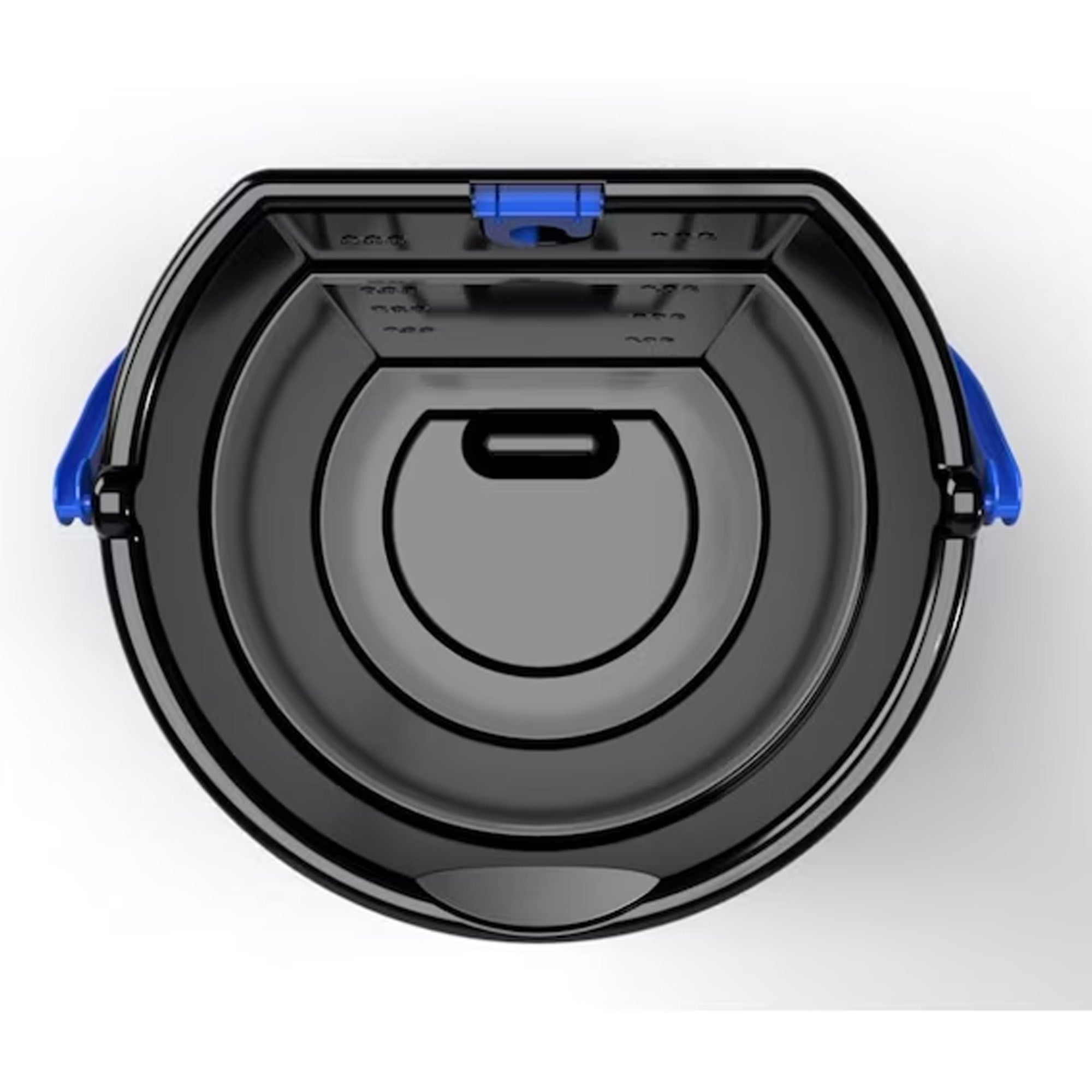 Gracious Living 5.8 Gallon Flat Back Indoor Outdoor Garden Water Bucket, Black