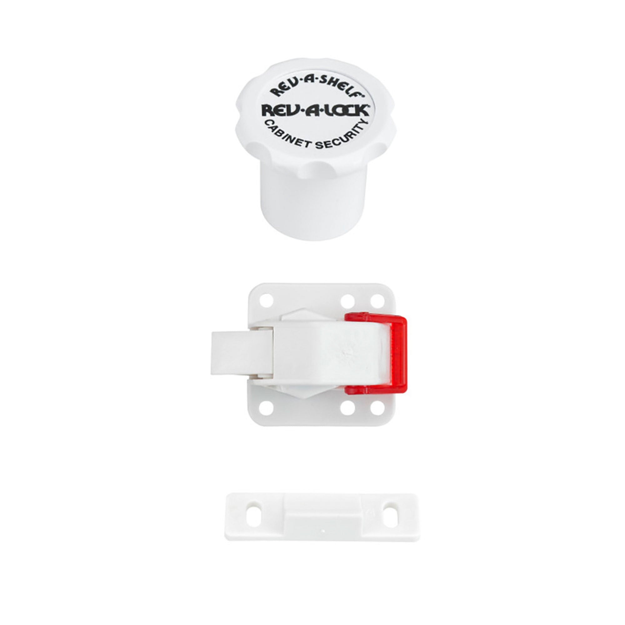Rev-A-Shelf RAL-101-1 Rev-A-Lock Magnetic Cabinet Security System Set (2 Pack)