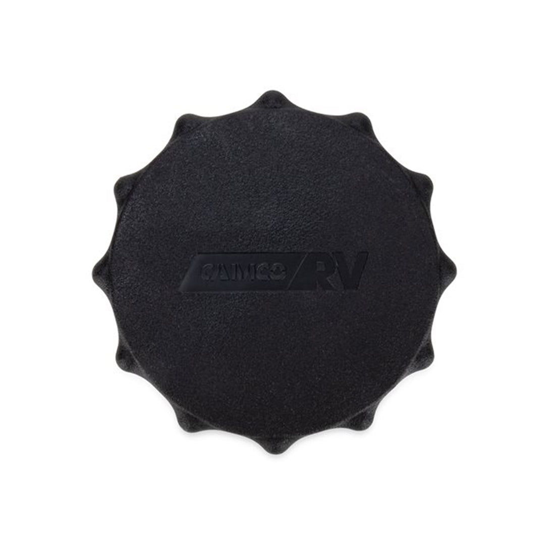 Camco 39753 Plastic RV Sewer Hose Connection Replacement Storage Caps, Black - VMInnovations