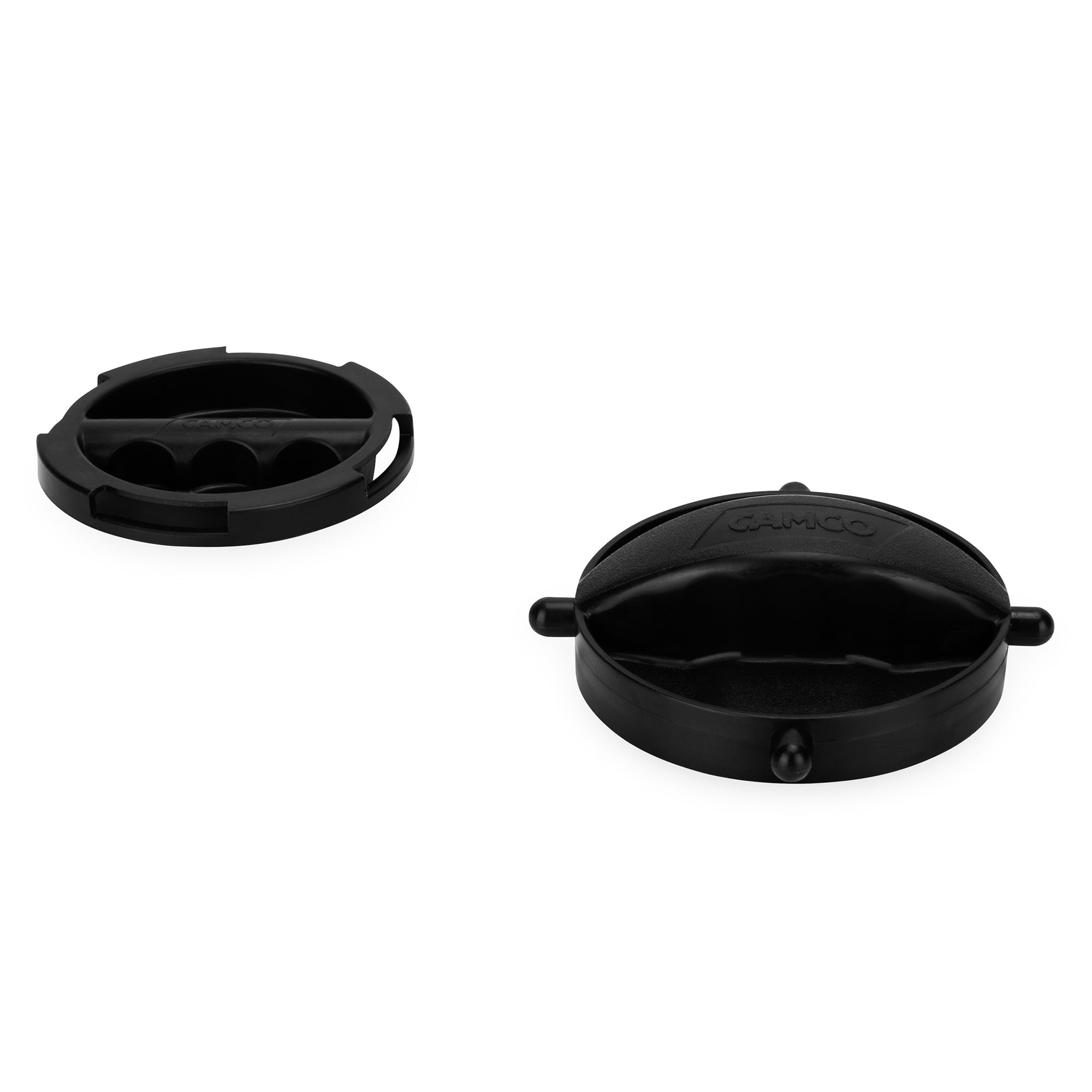 Camco 39753 Plastic RV Sewer Hose Connection Replacement Storage Caps, Black - VMInnovations