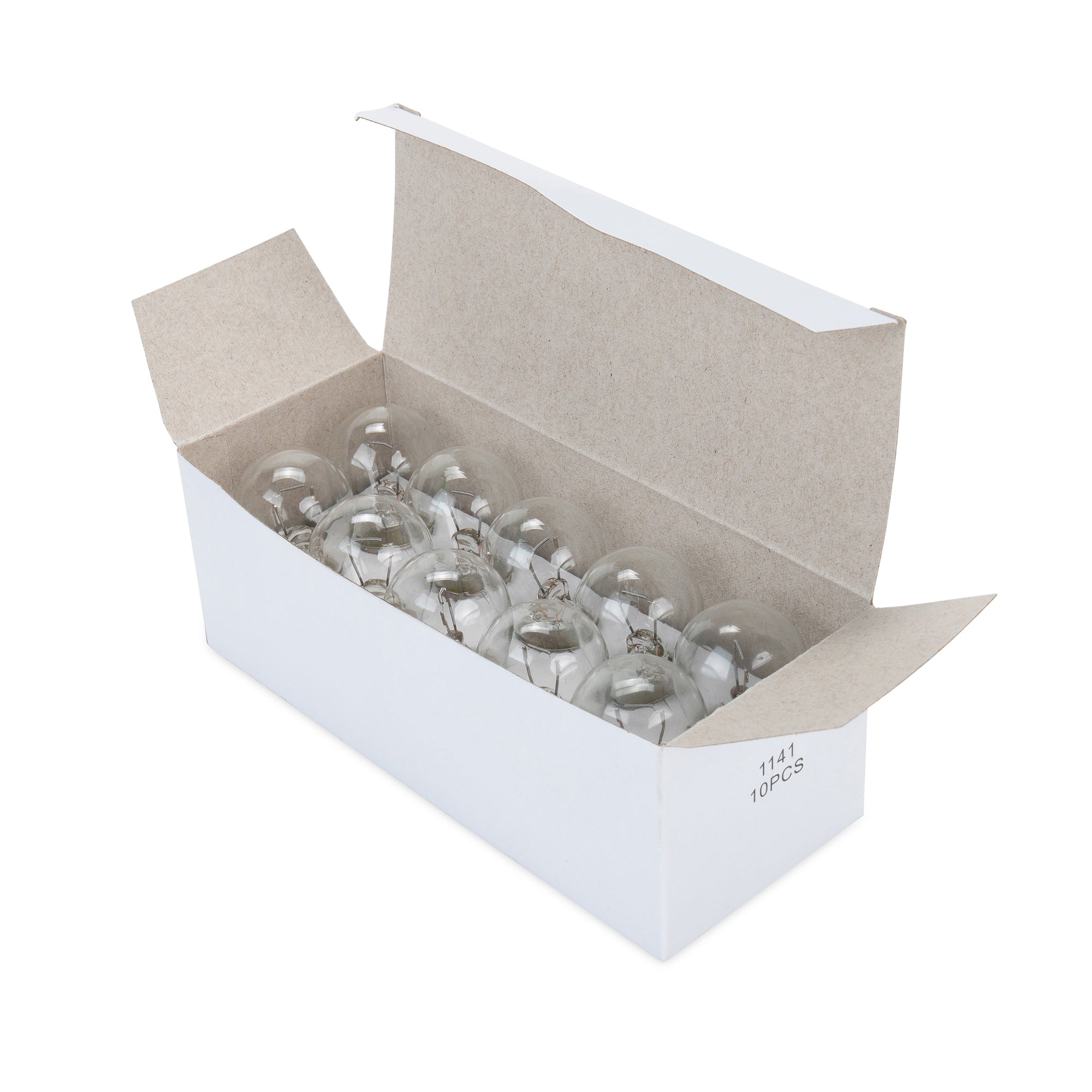 Camco 54788 Replacement 1141 Style Backup Light Bulbs for Auto or RV, (10 Pack)