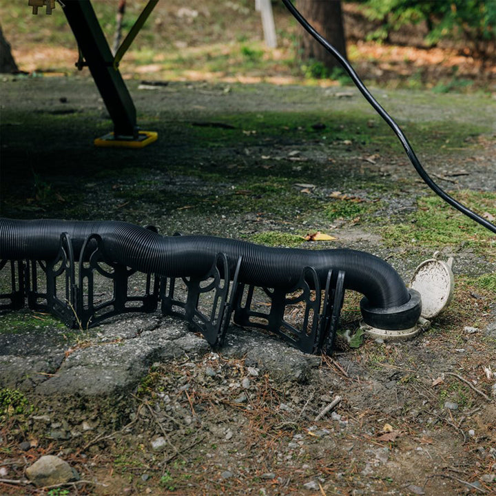 Camco 39312 4 x 3 Inch RV Sewer Hose Rubber Donut Seal for Sewer Inlets, Black - VMInnovations