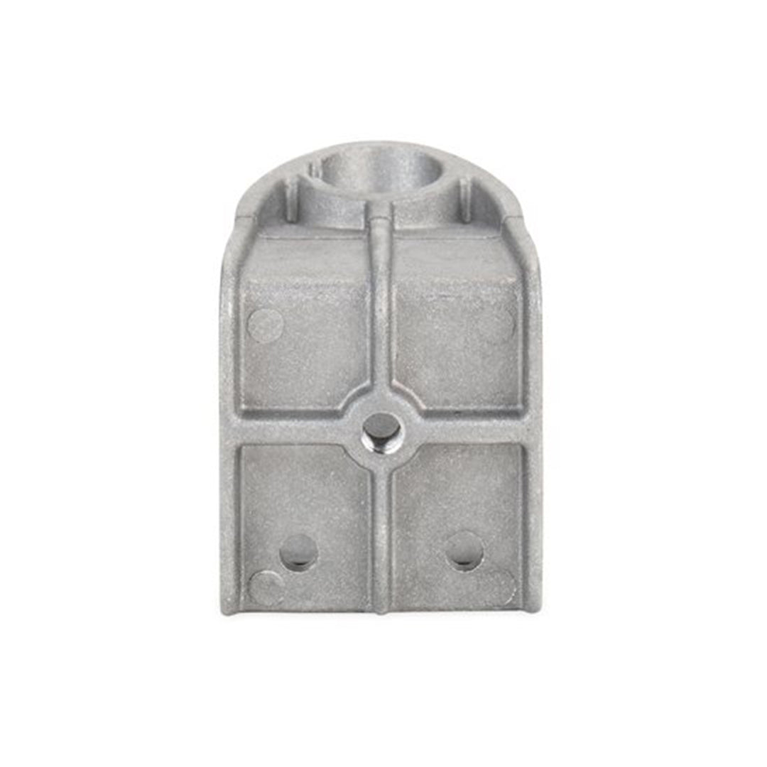 Camco Pontoon Boat Flagpole Mount with Screws & Mounted Hardware, Brushed Nickel - VMInnovations