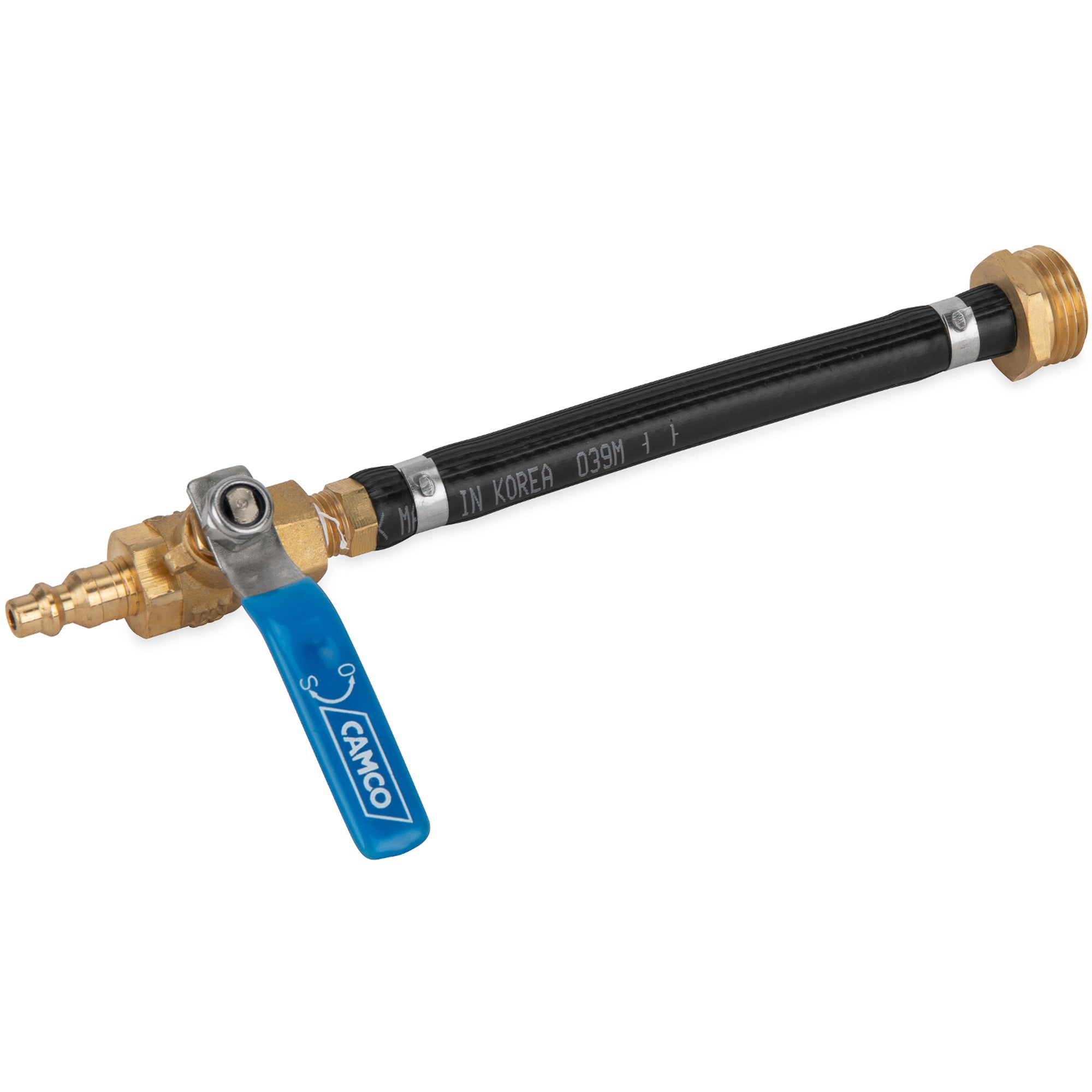 Camco 36170 RV Fresh Water Blow Out Hose Kit with Ball Valve and Brass Fittings - VMInnovations