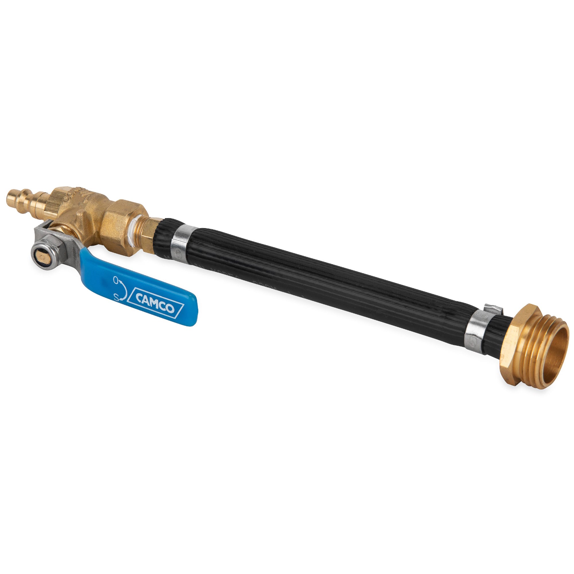 Camco 36170 RV Fresh Water Blow Out Hose Kit with Ball Valve and Brass Fittings - VMInnovations
