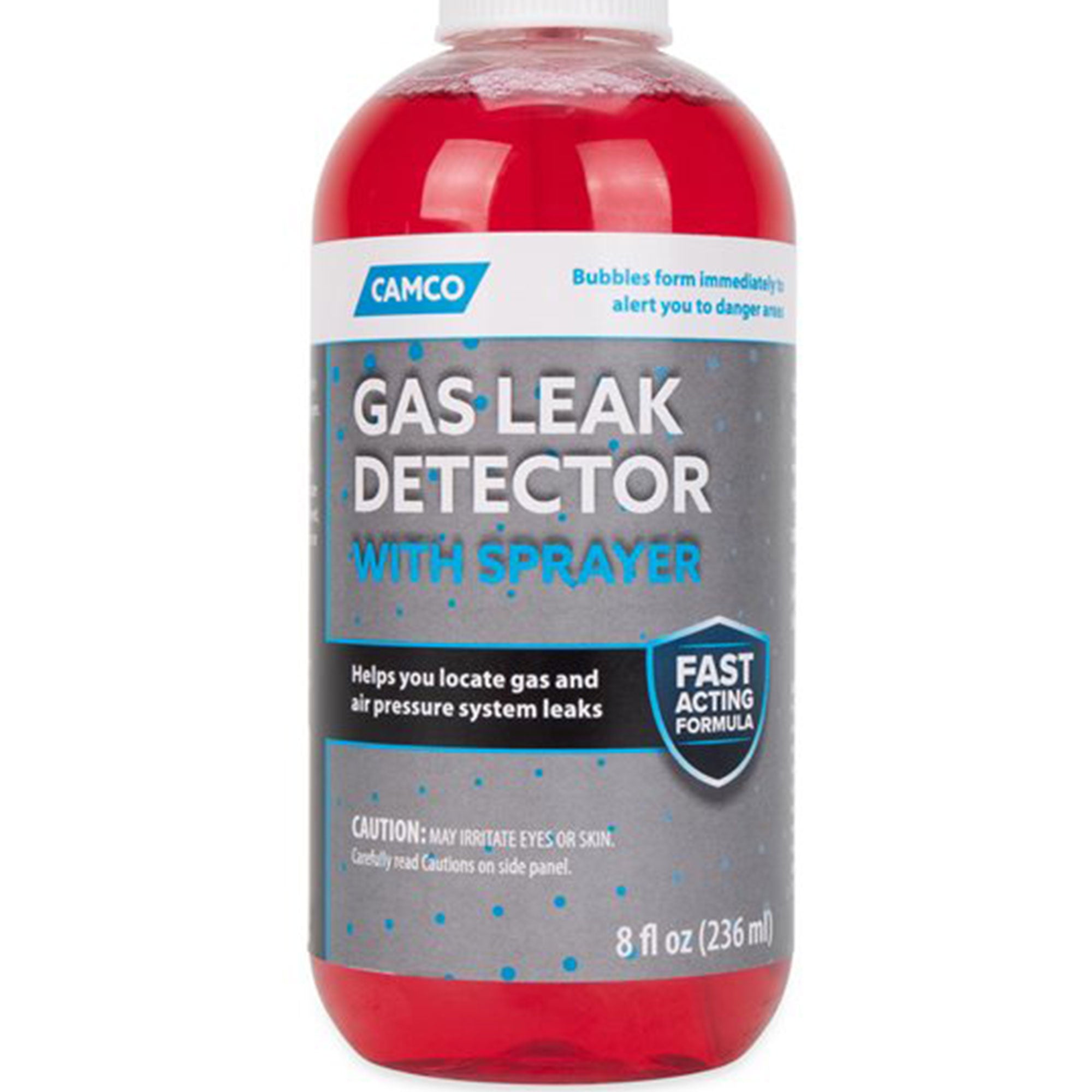 Camco RV Gas Leak Detector with Sprayer for Propane Gas Lines, 8 Ounce Bottle - VMInnovations